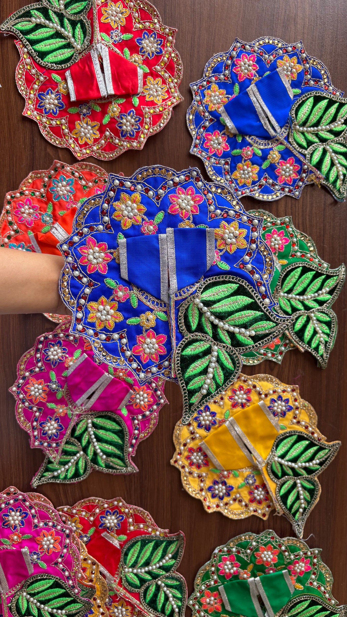 Paan Leaf Designer Frock Size 0