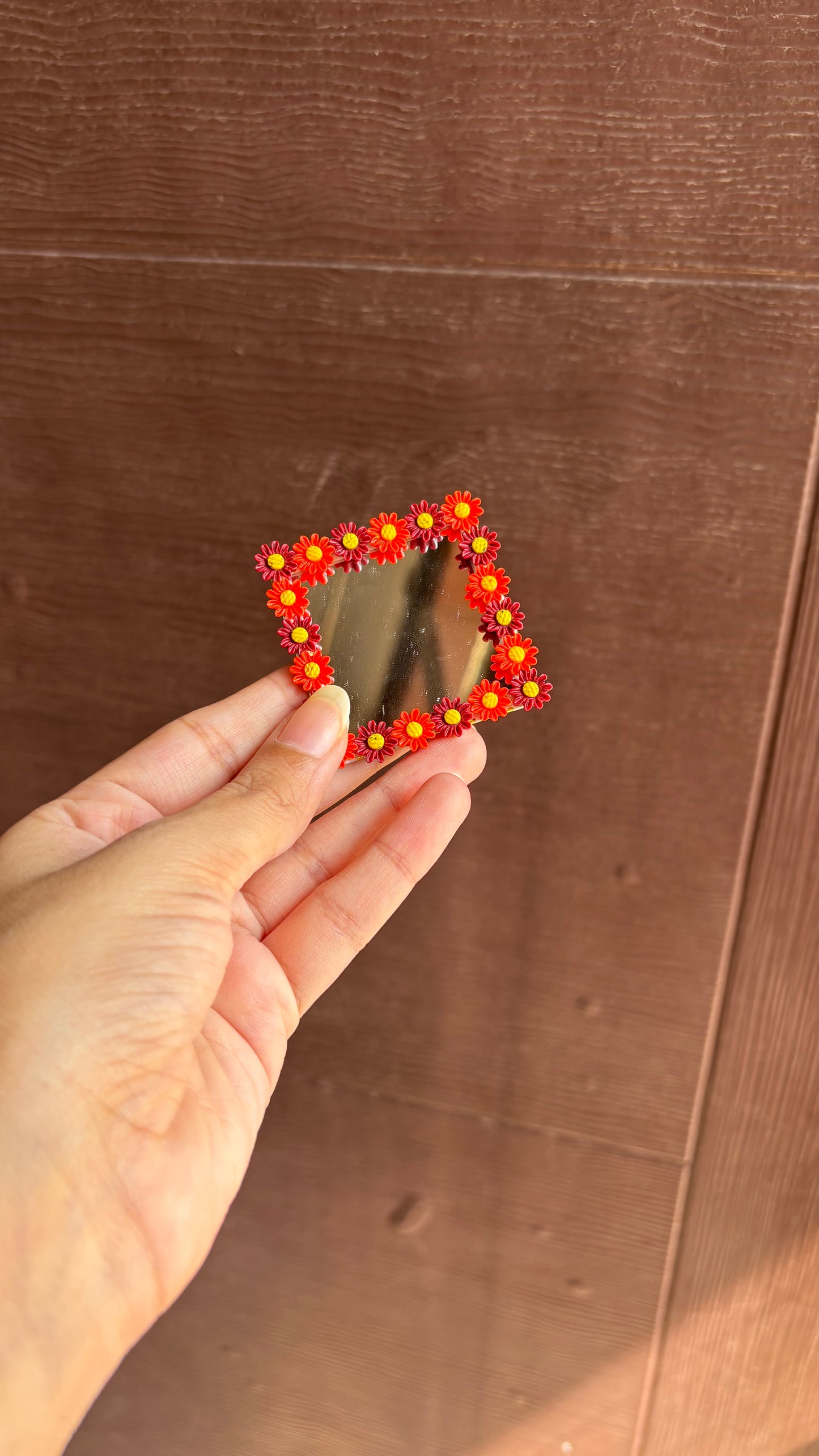 Mirror Square Floral D6