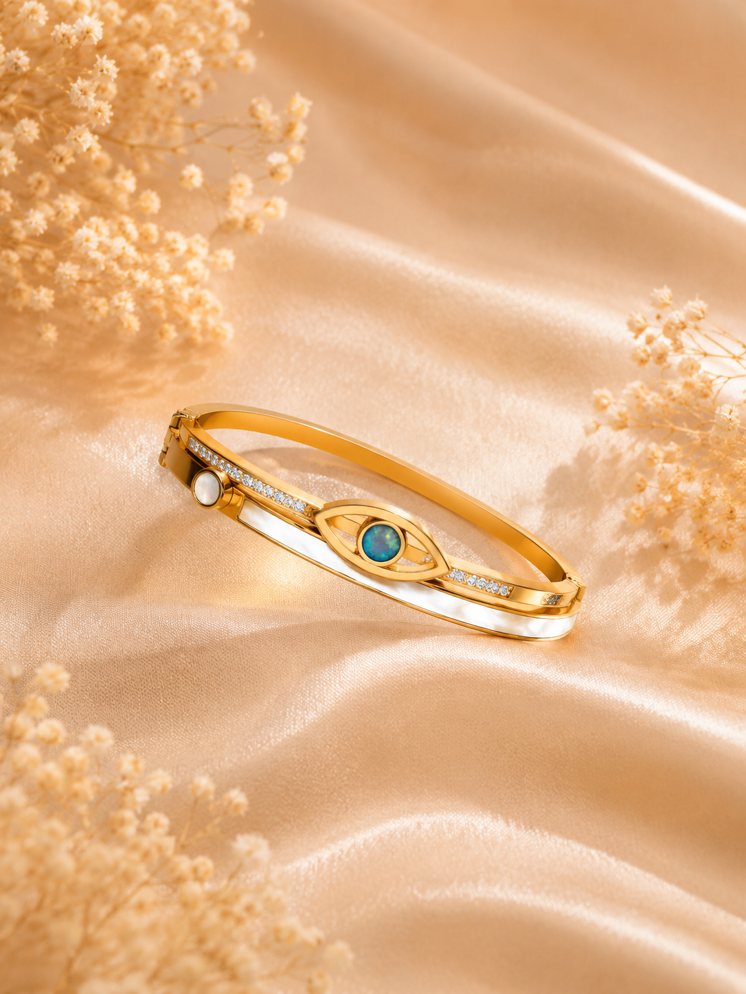 Evil Eye Luxe Cuff Bracelet ⭐