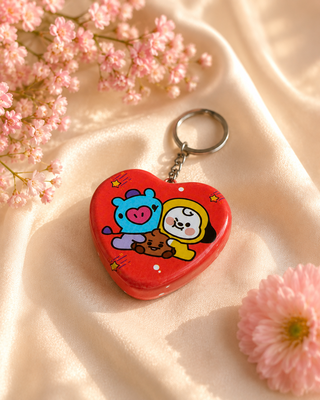 Sweetheart Mini Heart Keychain Box