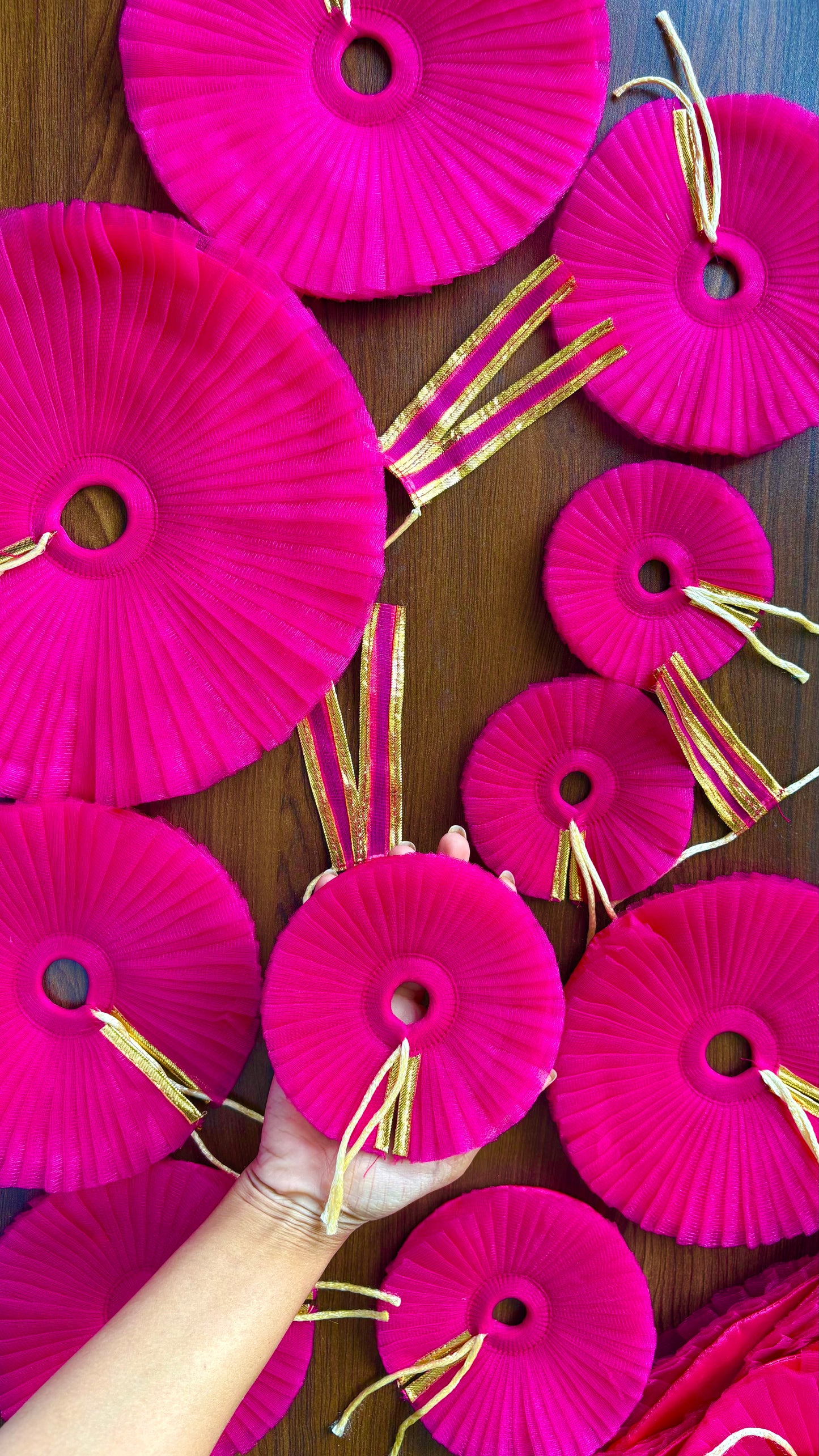 Rani Pink frill Frock (Laddu gopal & Shree Radha Rani) 🩷