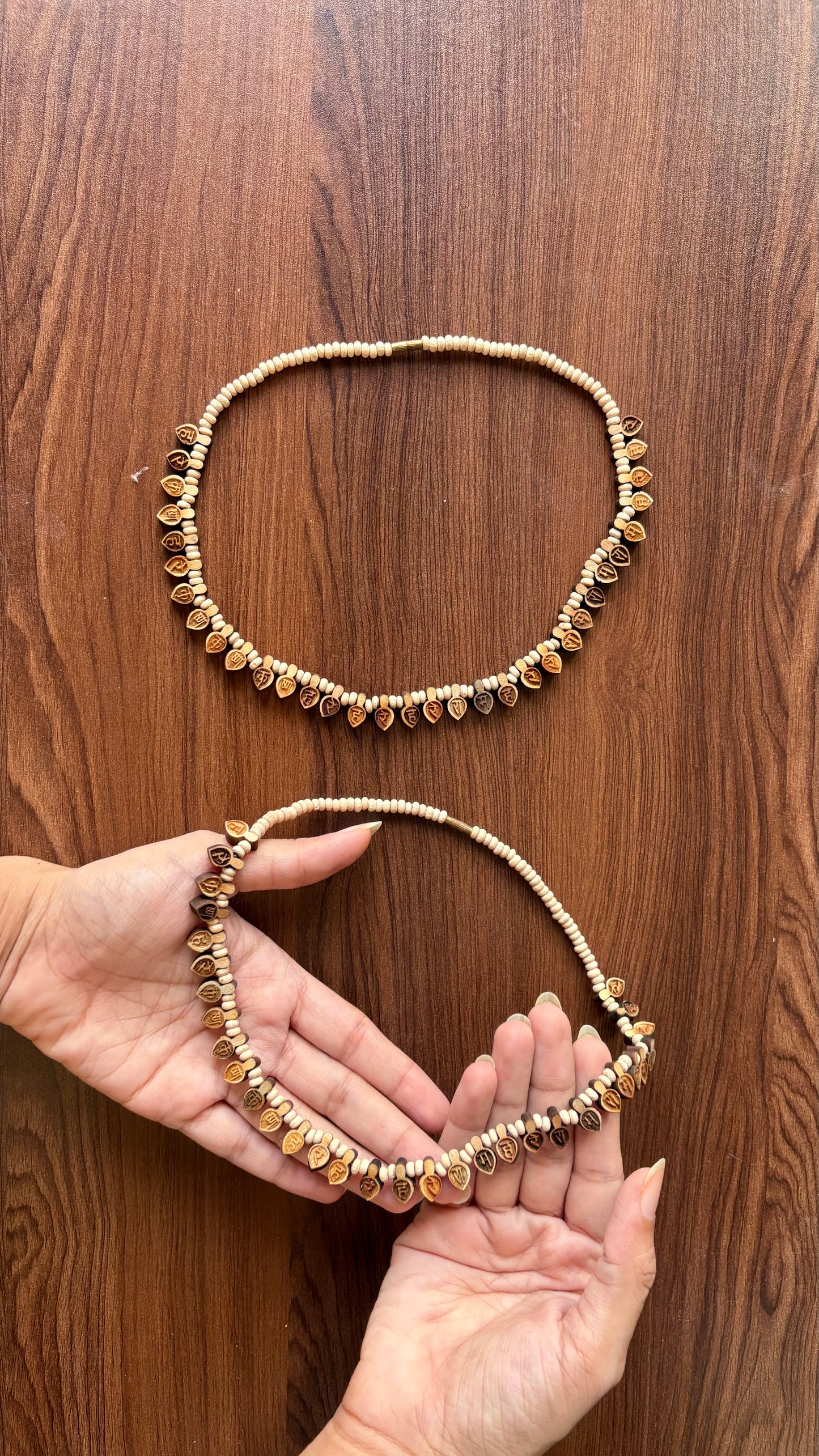 Hare Krishna MahaMantra Tulsi Mala - Original Vrindavan D102