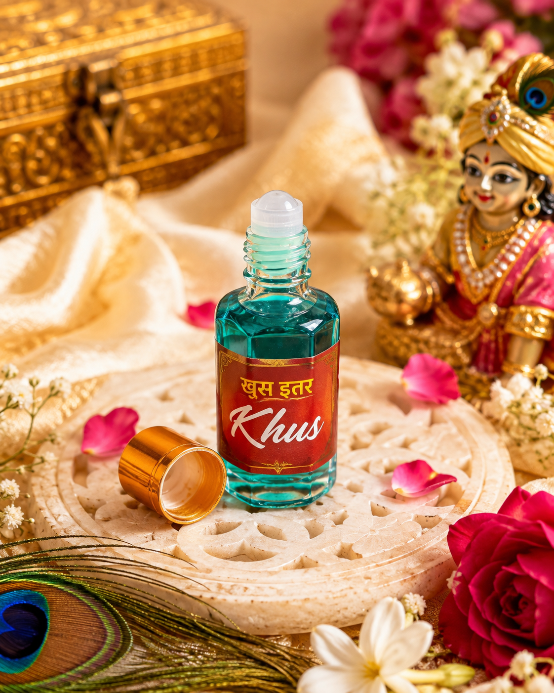 KHUS Ittar (Original Kannauj Attar) (Big bottle as shown)