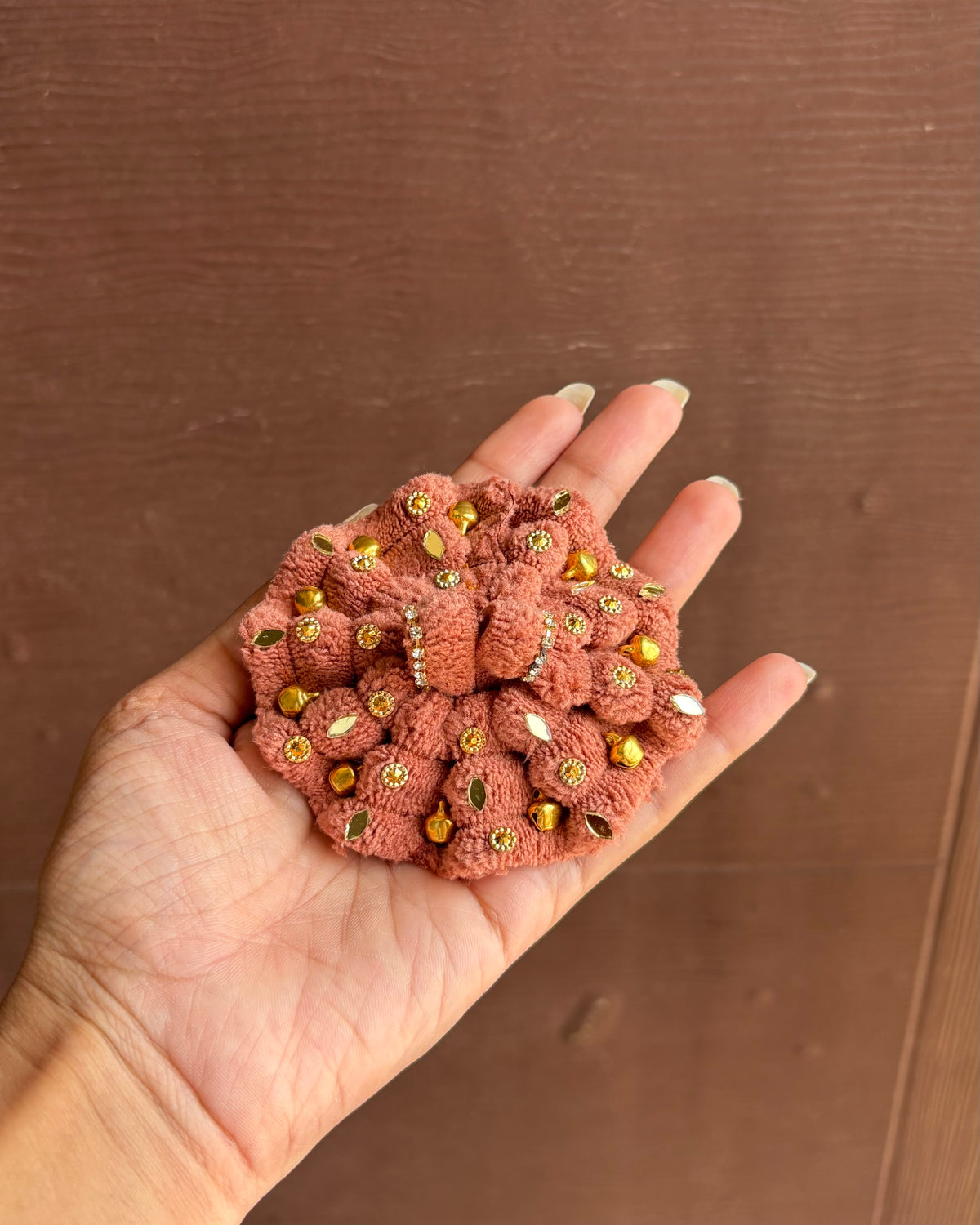 Caramel Brown Ghungroo Poshak 🧡 Handmade Laddu Gopal Dress | Size 00 & 0
