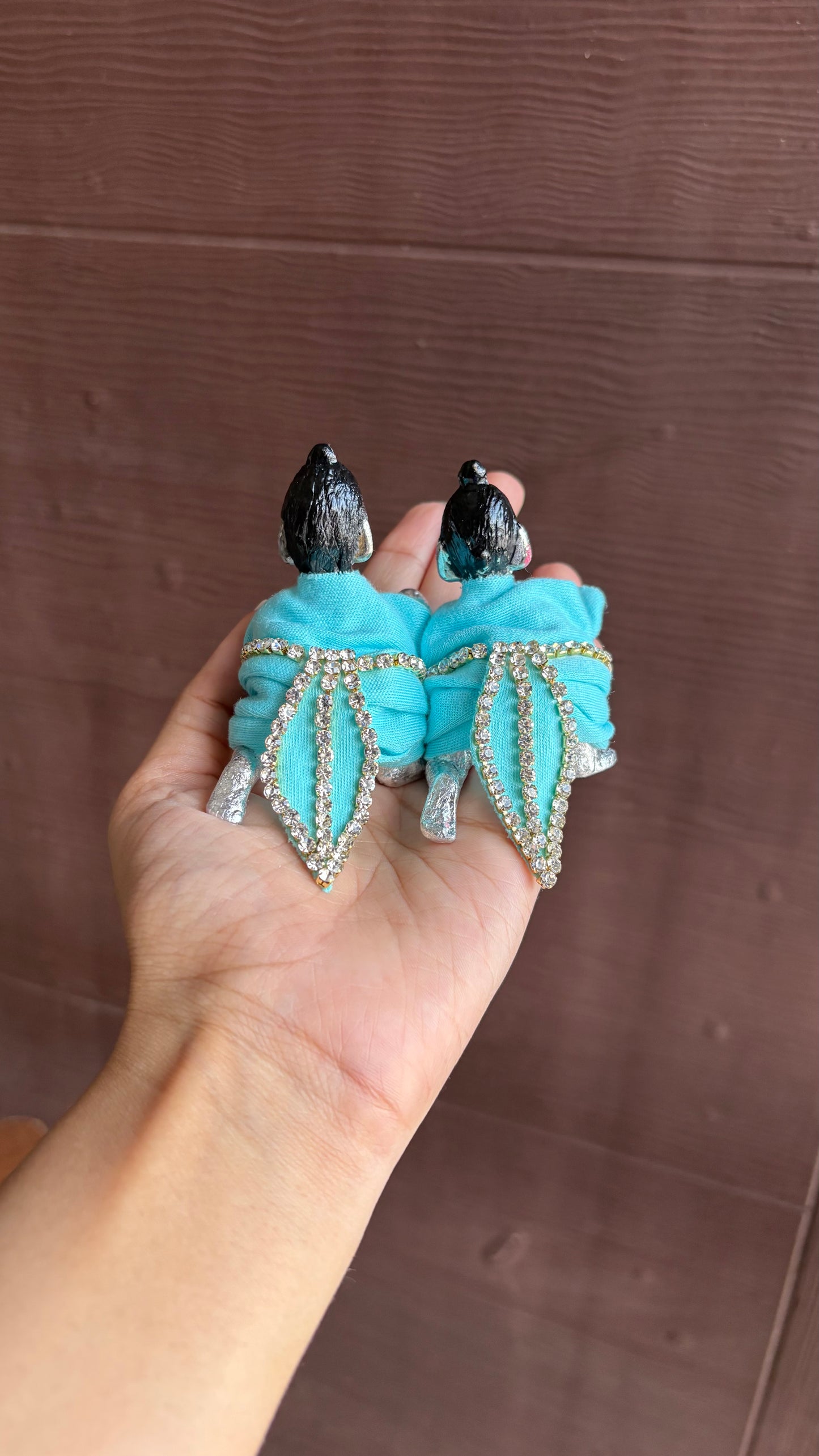 Braj Style Dress (Size 2 ) Sky Blue (Keshu Vishu Size)