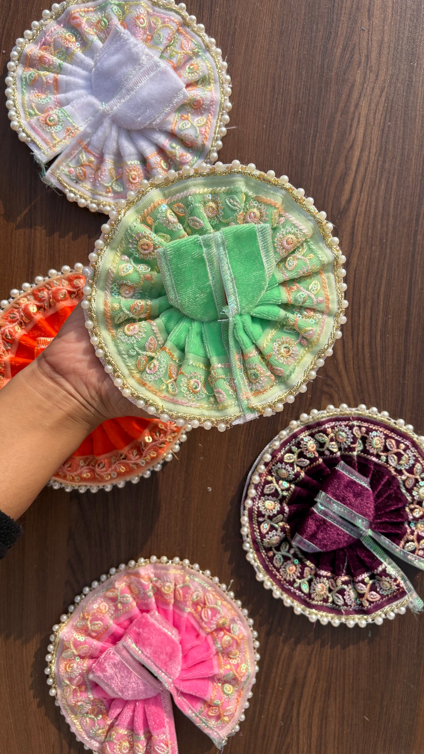 Premium Velvet Poshak for Ladoogopal Size-2