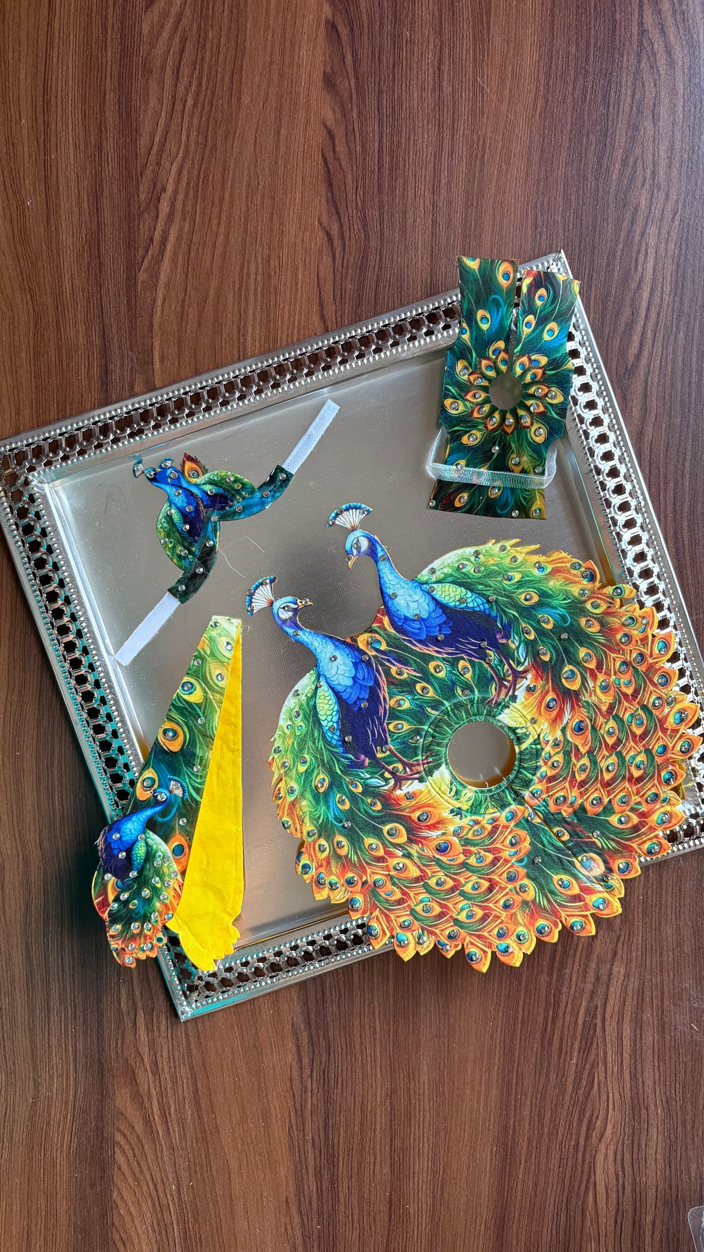 4Piece Peacock Frocks in 3D (Size 1,2,3)