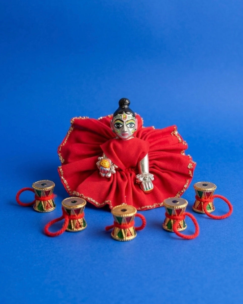 Brass Damru Toy ( Heavy Quality 🥁