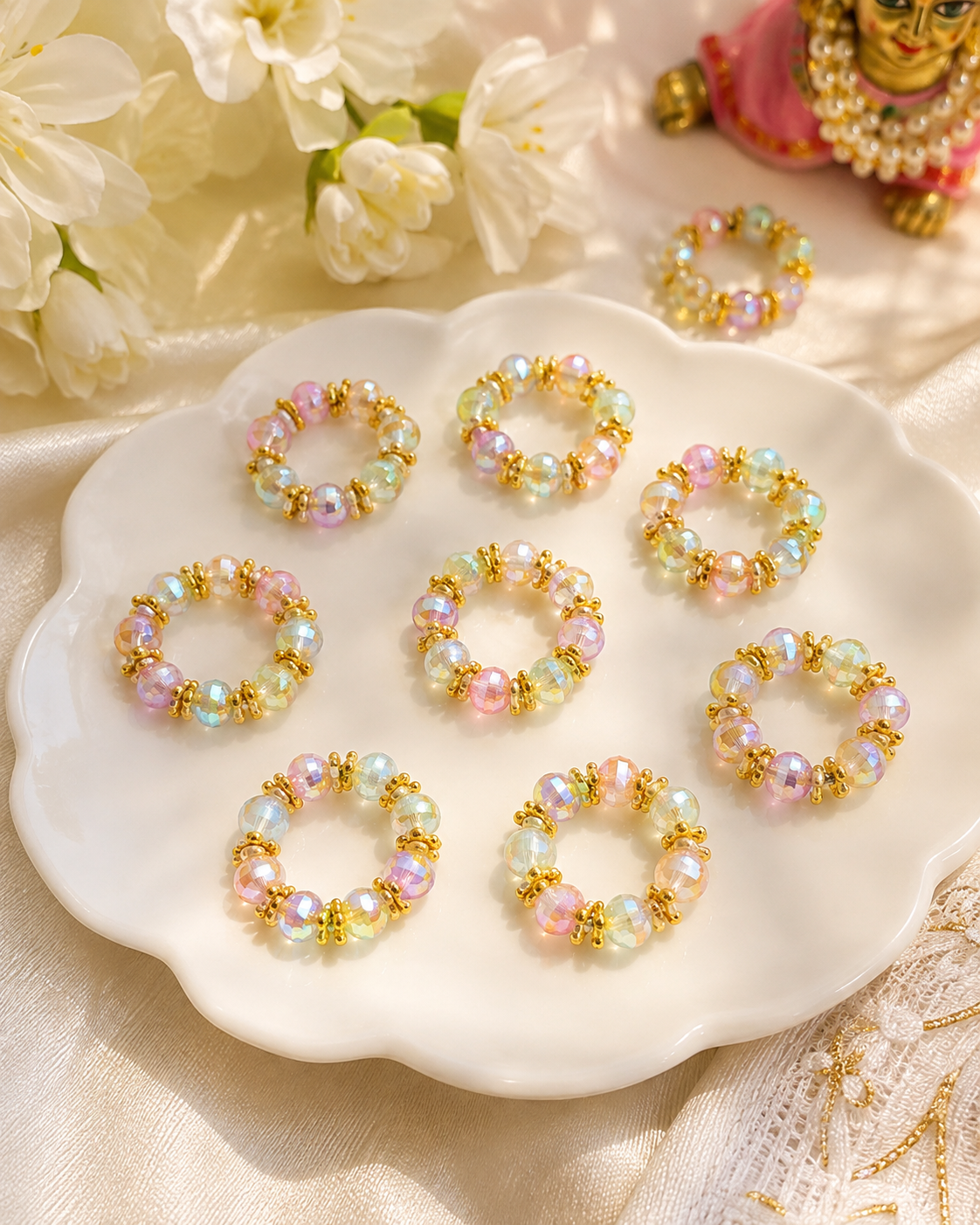 Opal Crystal kadde (Size 5,6,7)