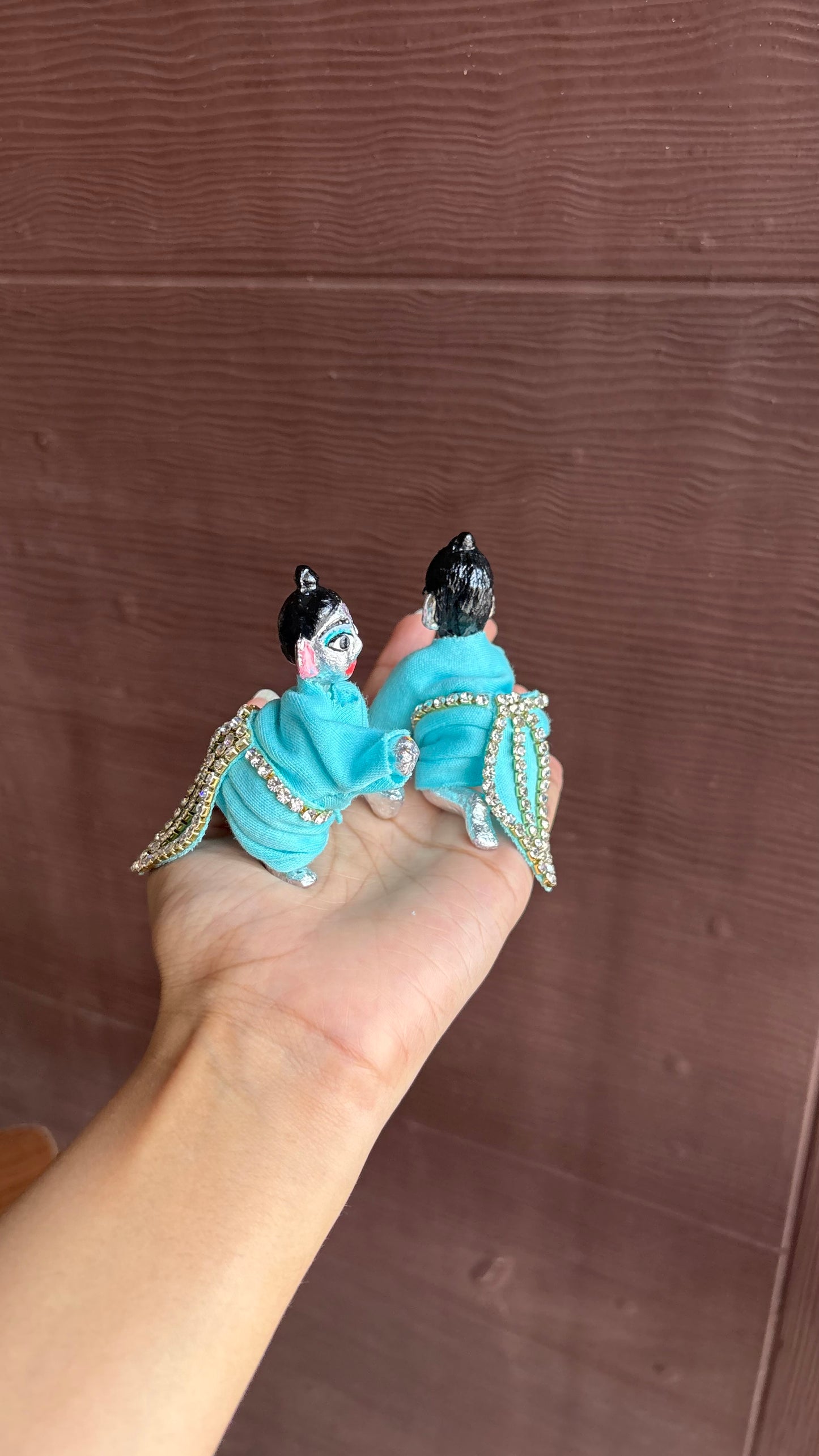 Braj Style Dress (Size 2 ) Sky Blue (Keshu Vishu Size)