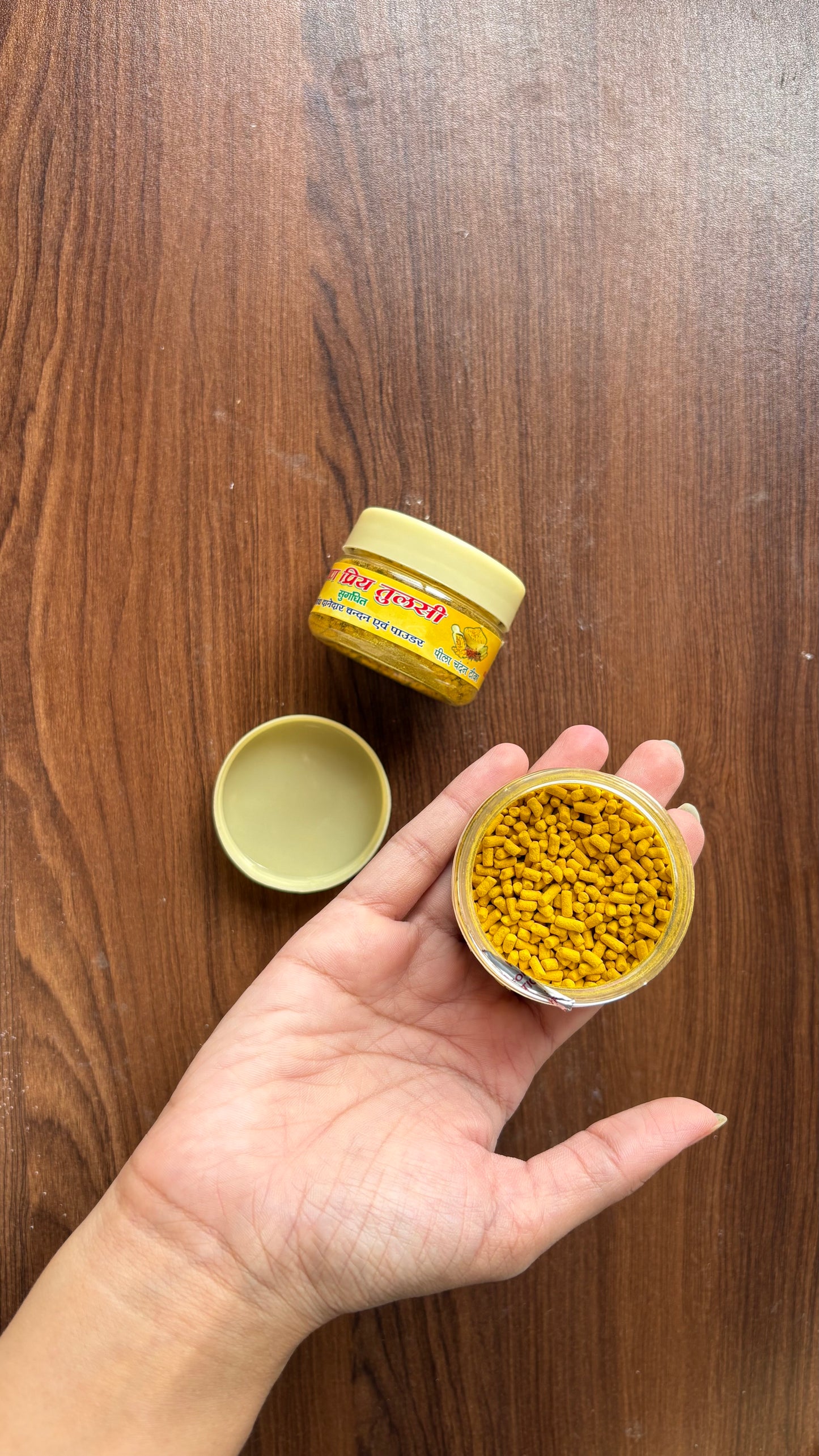 Yellow Chandan 45gm Dibbi