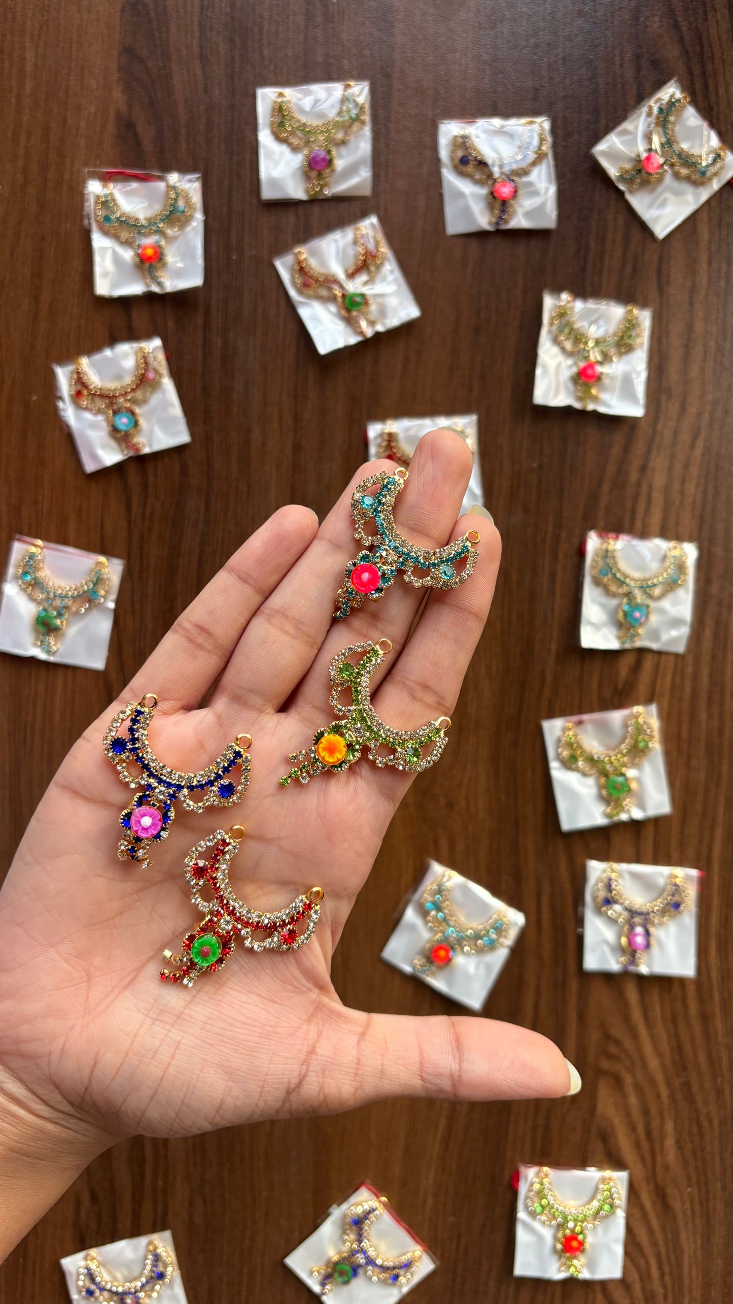 Flower Round neck Mala - Size 3,4,5 (D152)