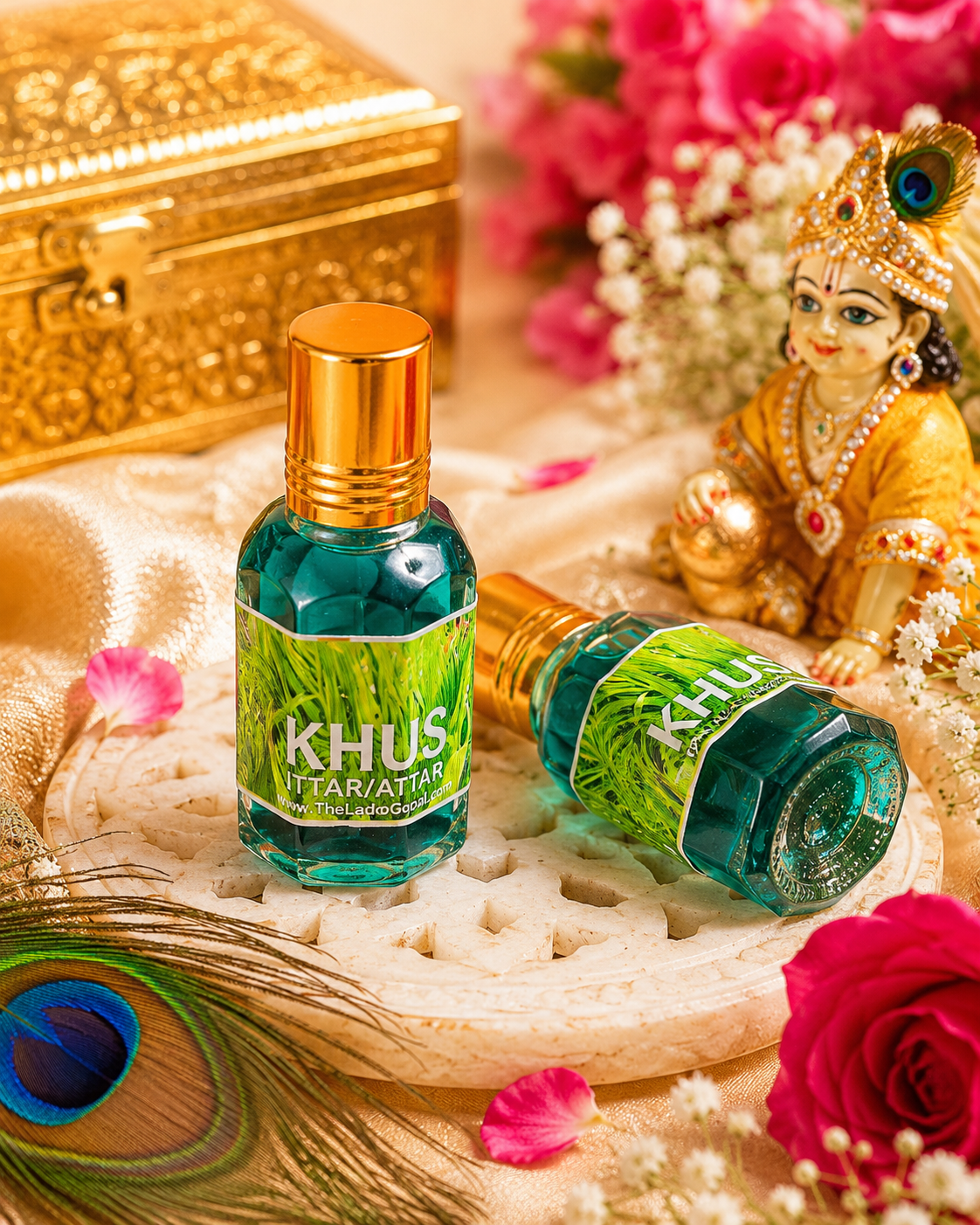 KHUS Ittar (Original Kannauj Attar) (Big bottle as shown)