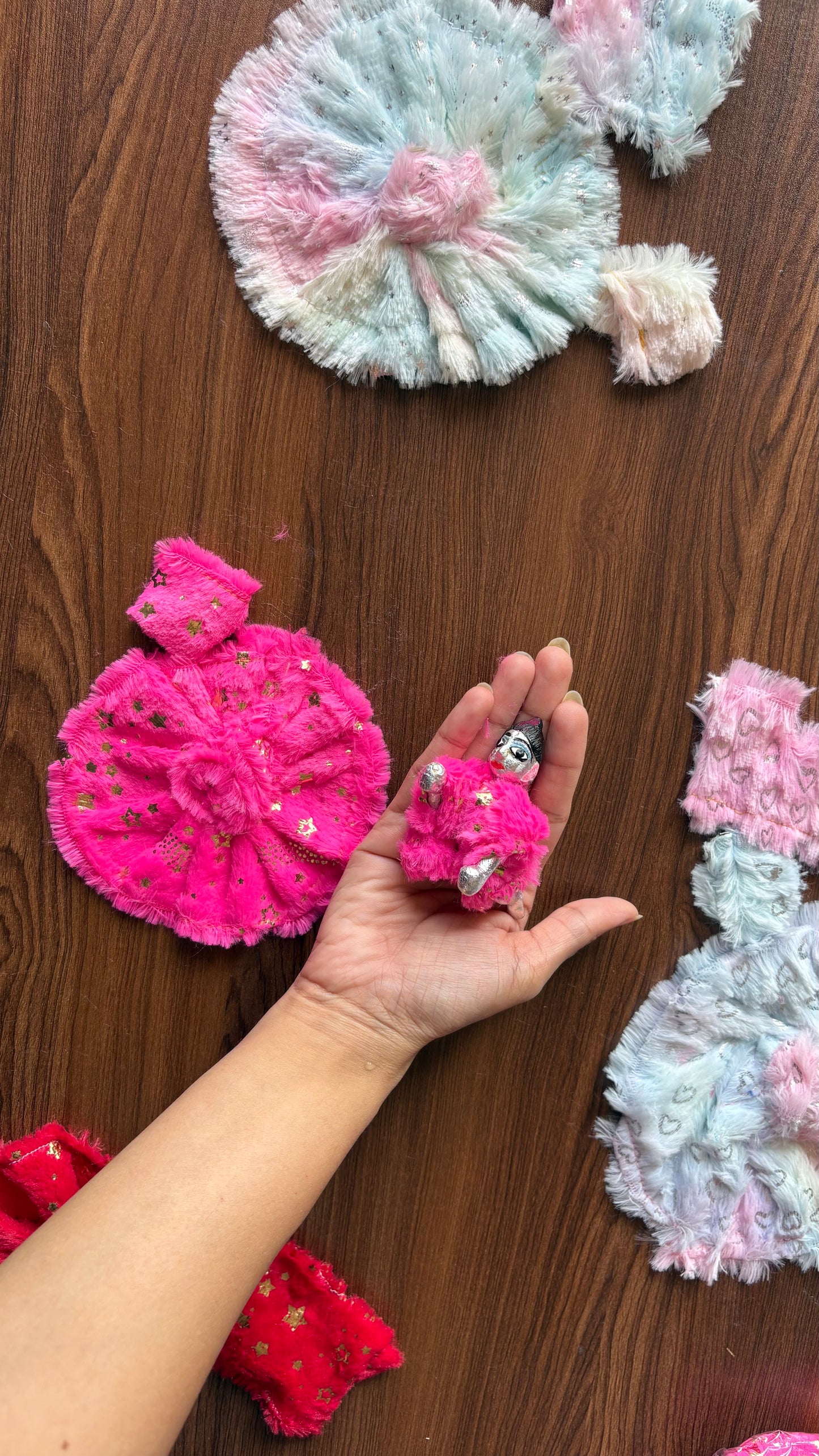 Foiled Fur Frock (Size 6)