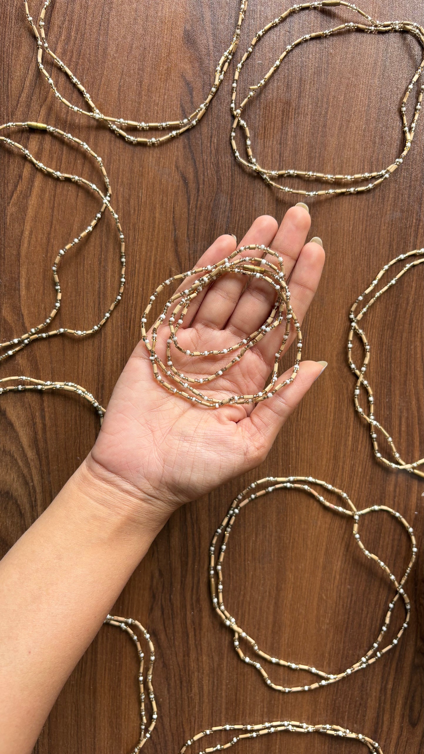 Moti Designer Kanthi Tulsi mala from Vrindavan 🌷