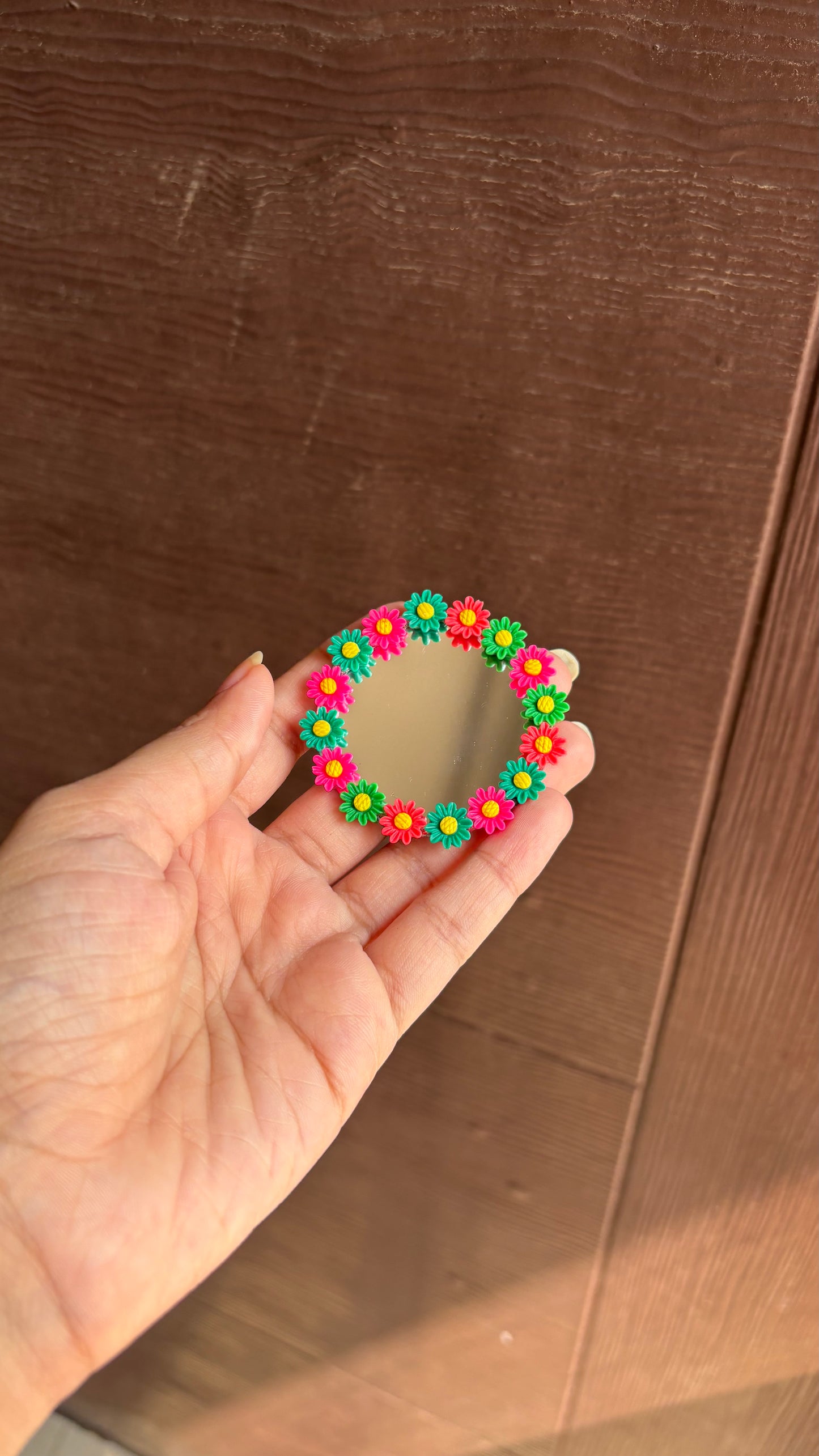 Round Floral Mirrors D2
