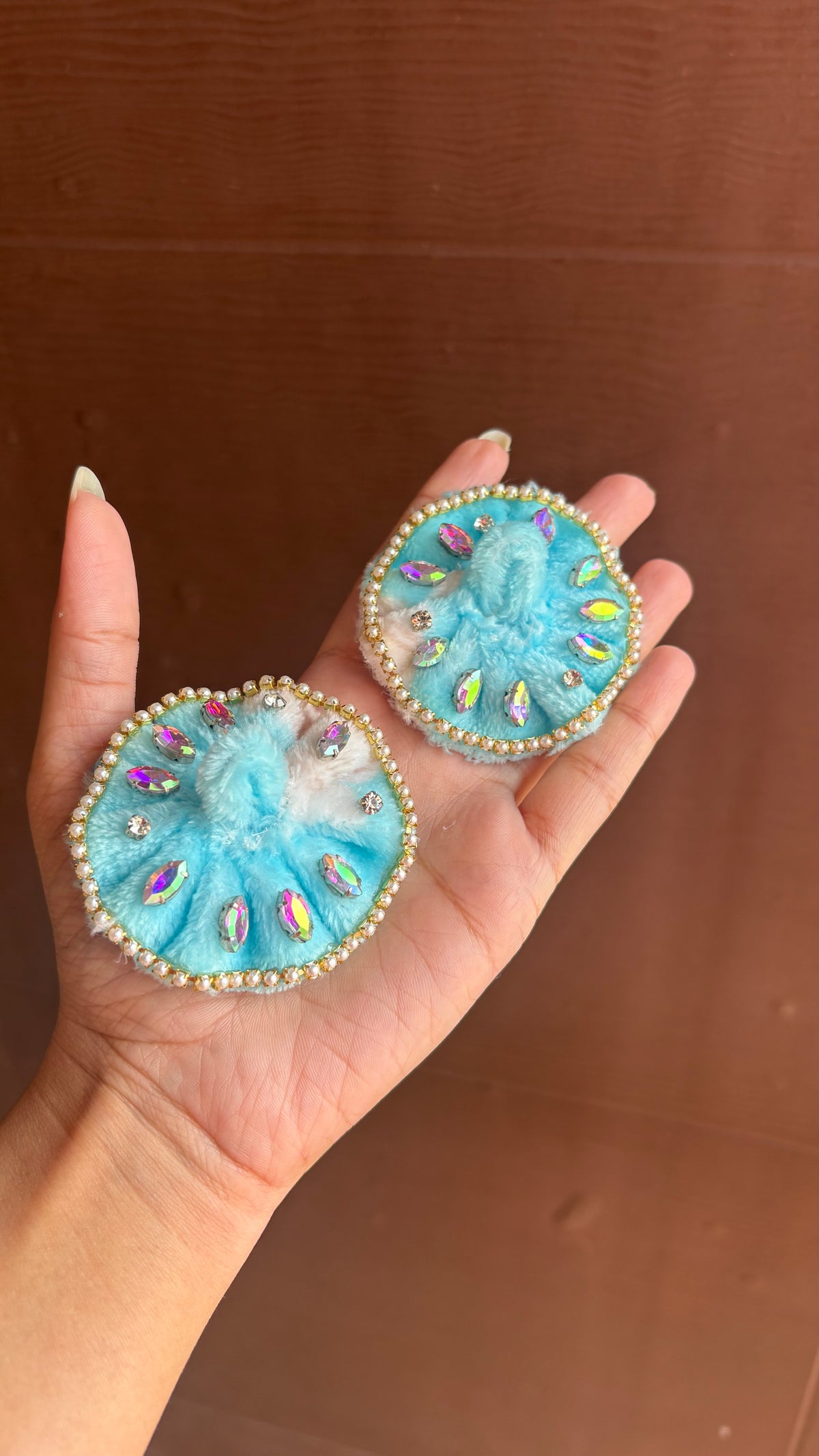 Gopu- Sky Blue Rainbow Frock