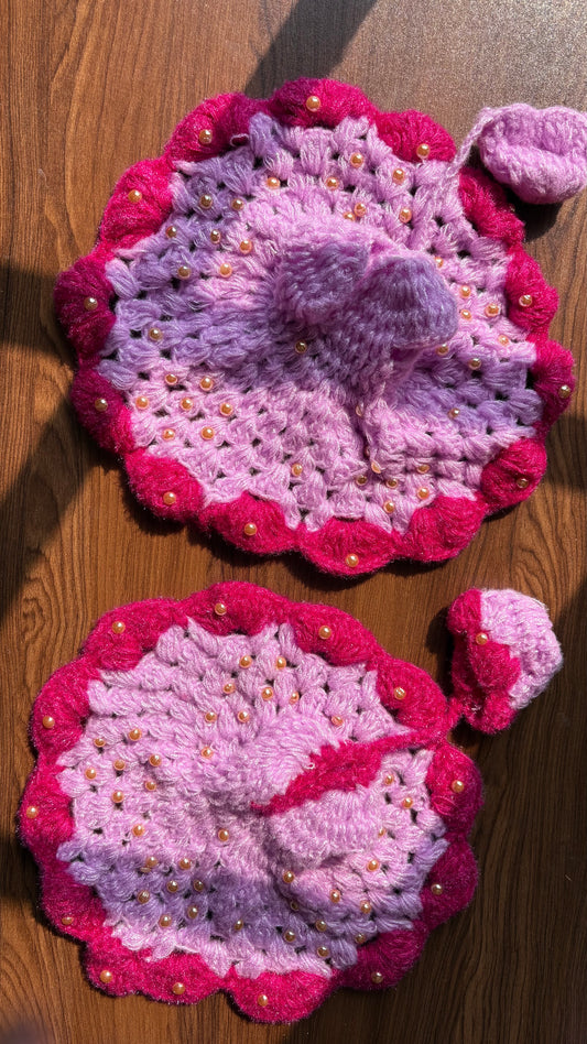 Lavender Pink Crochet Moti Size 5