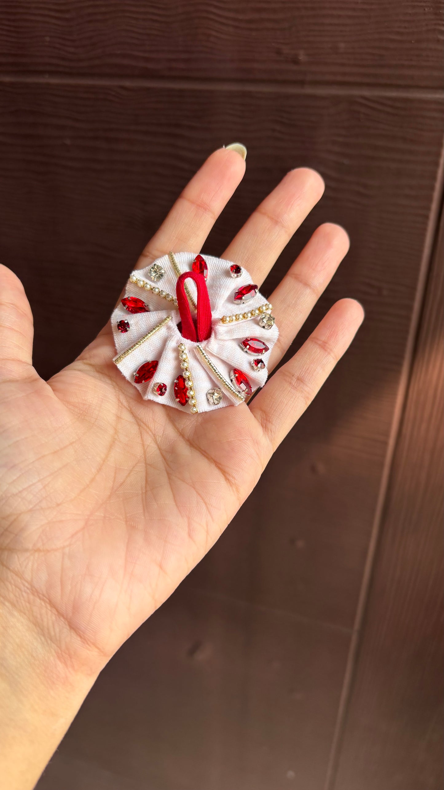 Red Coral Gopu Frock ❤️