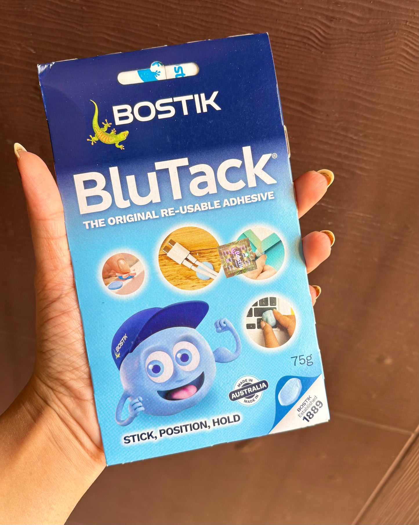 BluTack (Adhesive Wax - to stick Eyes,Tilak,Jewellery,Kalingi,Crown)