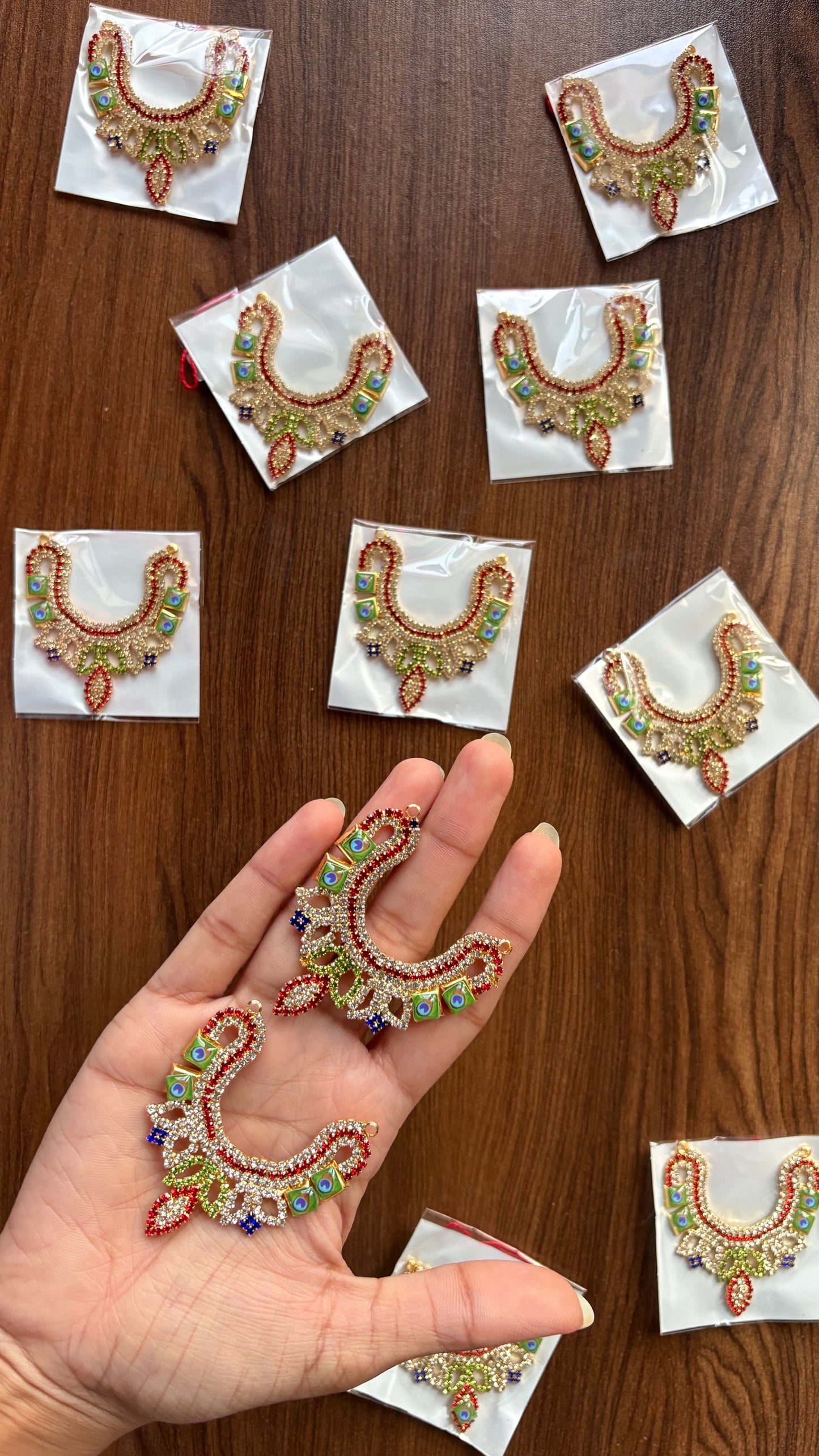 Peacock Mala (Size 5,6,7,8) D155