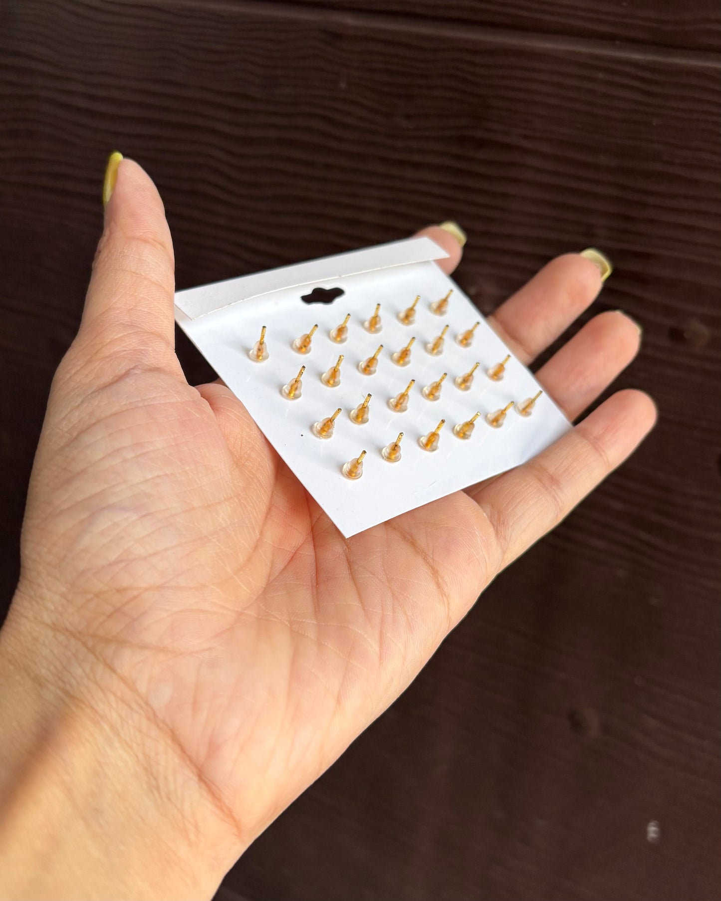 Brass Tops Earrings D1