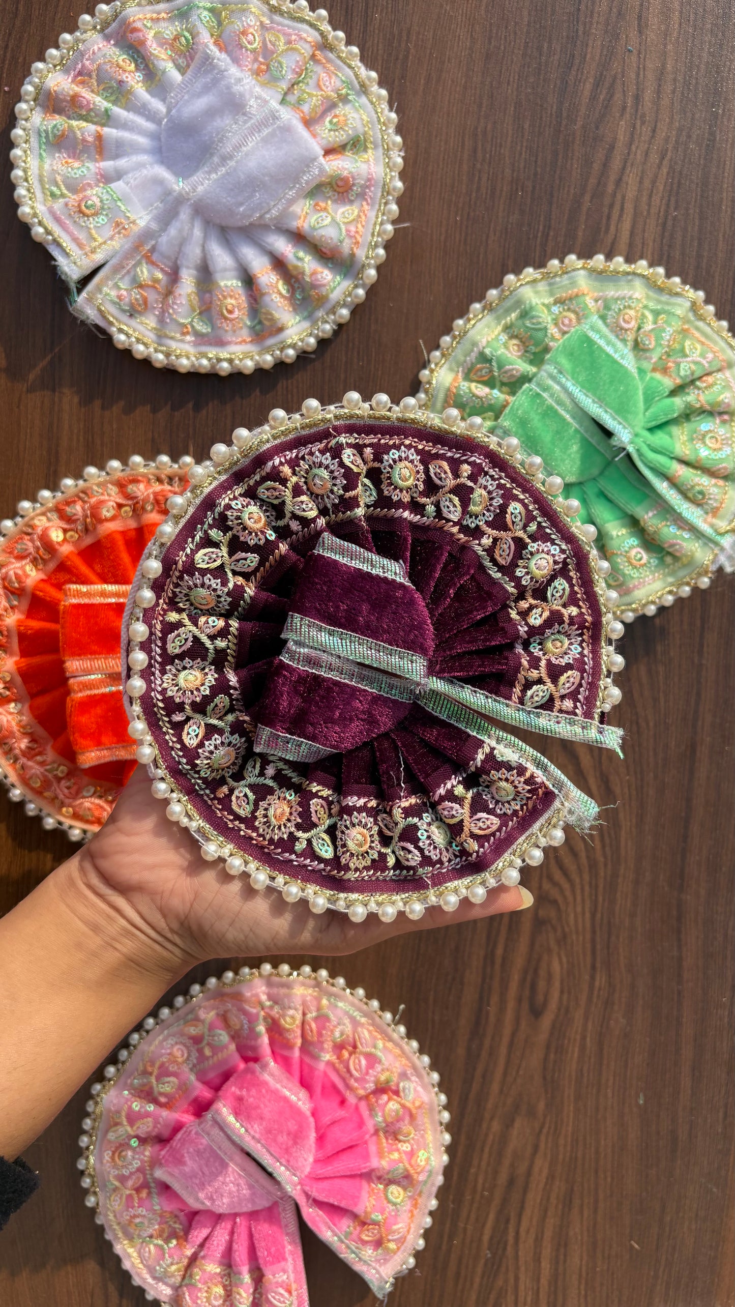 Premium Velvet Poshak for Ladoogopal Size-2