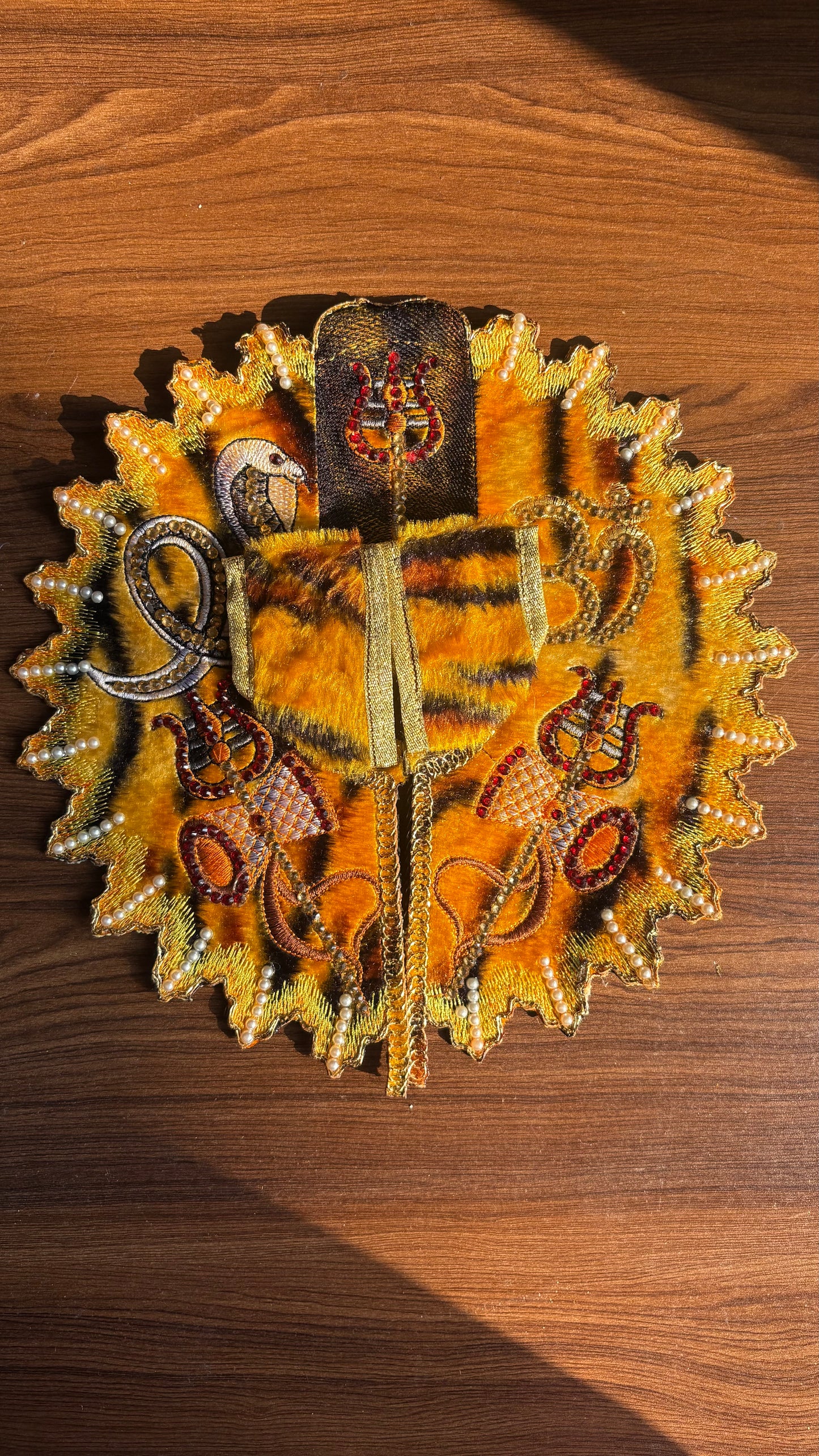 Trishul Shivratri Frock for Laddu Gopal Size 2