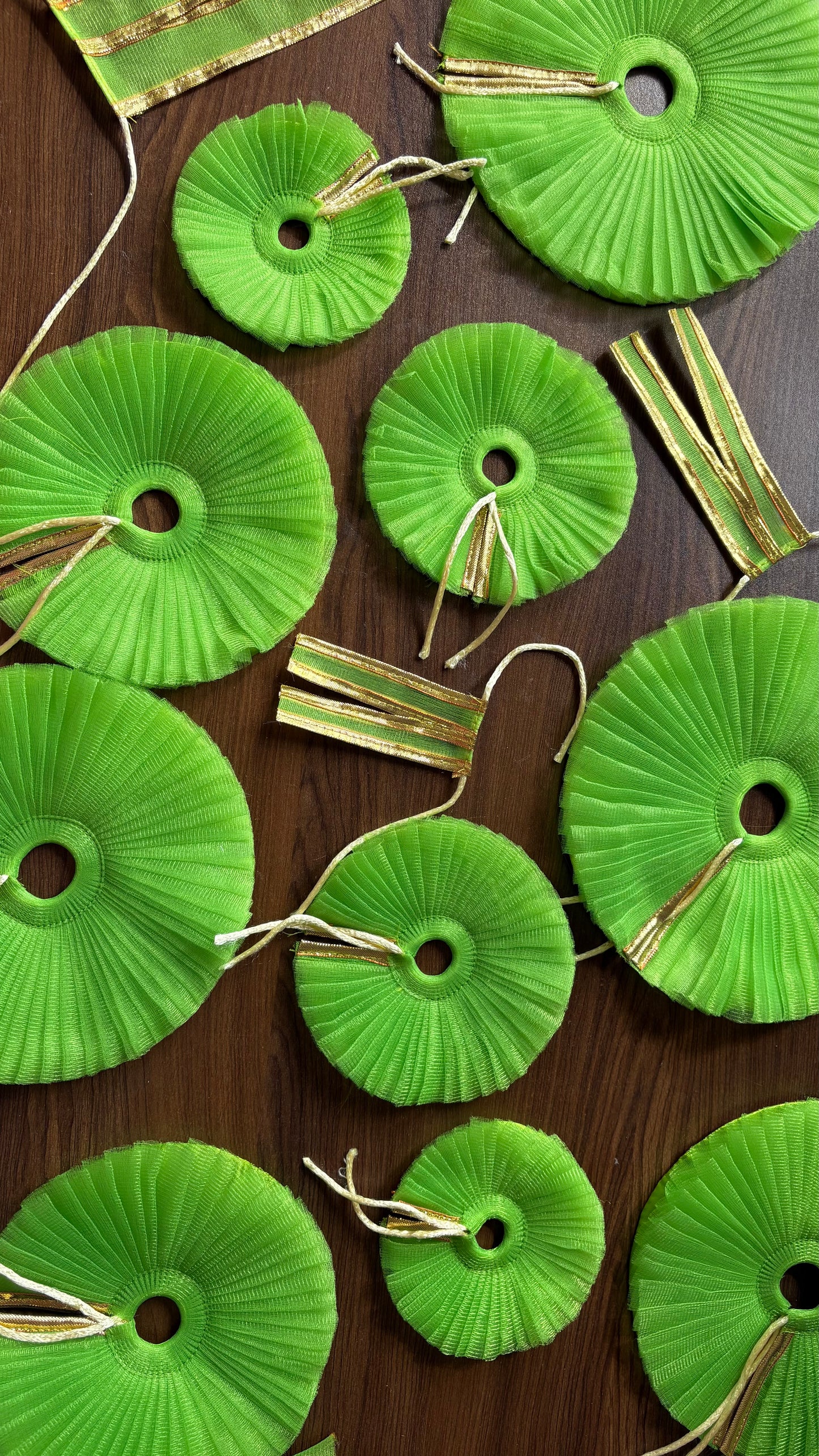 Forest Green frill Frock (Laddu gopal & Shree Radha Rani) 💚