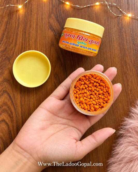 Orange Chandan 45gm Dibbi (kesar)