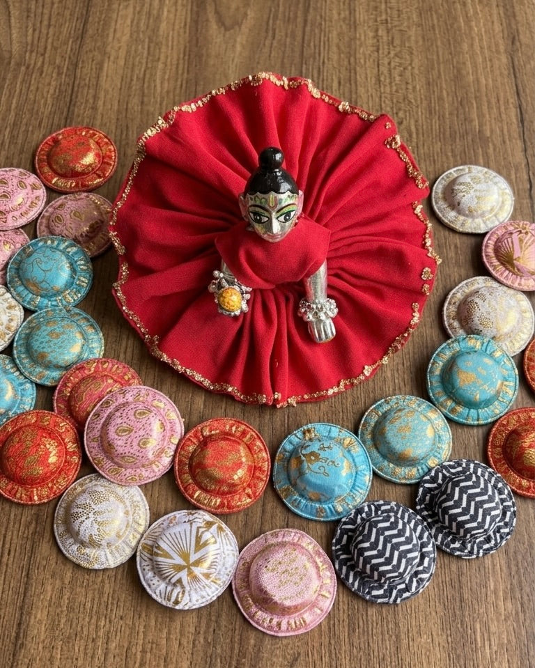 Stylish Cap Shringar for LadooGopal (Size 2,3,4,5,6)