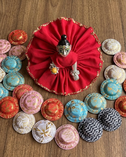Stylish Cap Shringar for LadooGopal (Size 2,3,4,5,6)