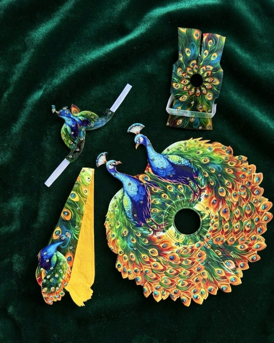 Mayur Peacock 3D Print Collection ( 4 pc Set)