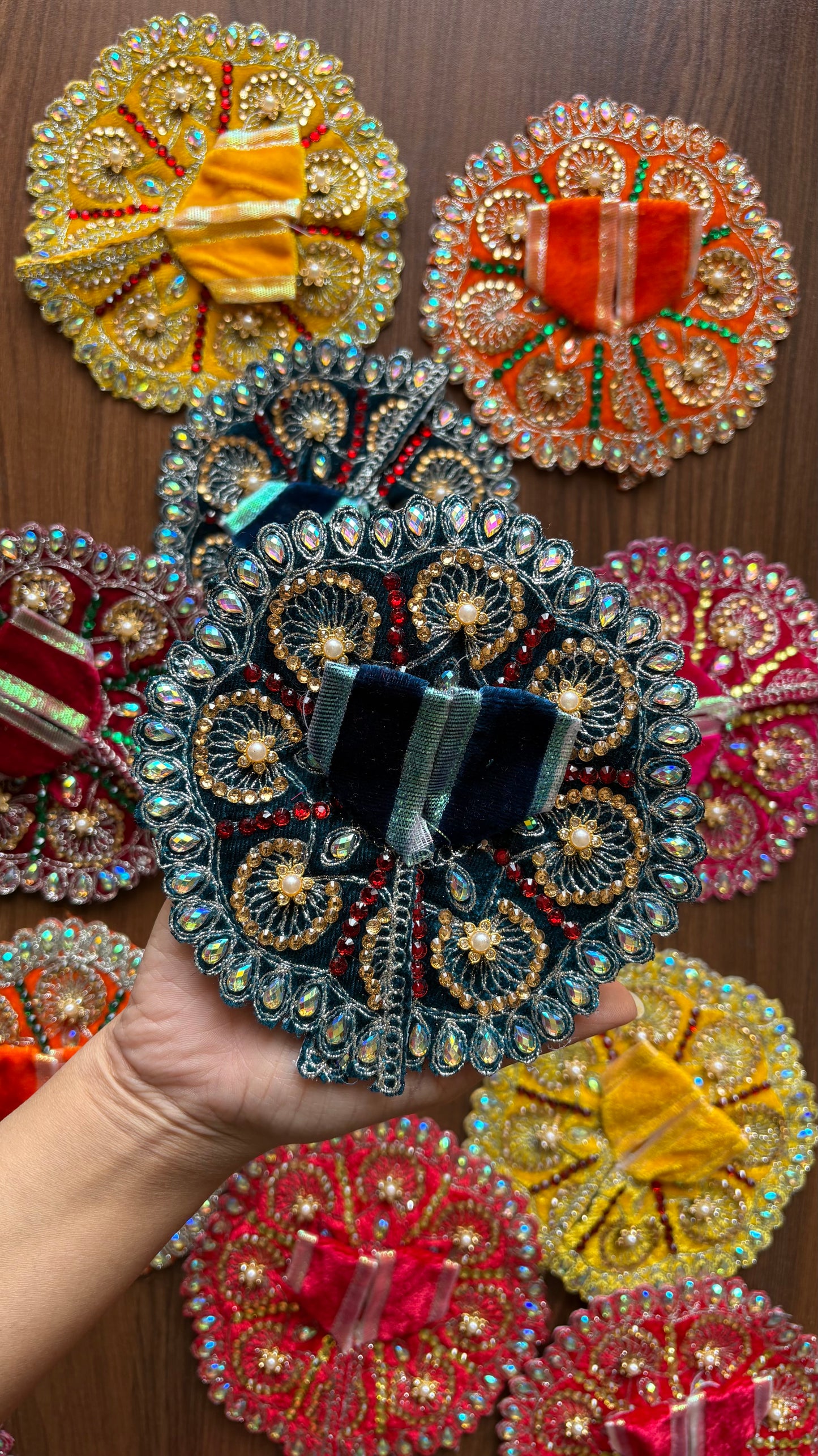 Stone Velvet Designer Frock Size 1