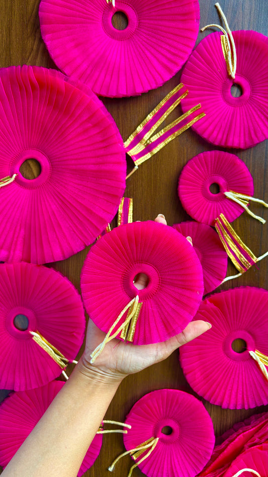 Rani Pink frill Frock (Laddu gopal & Shree Radha Rani) 🩷