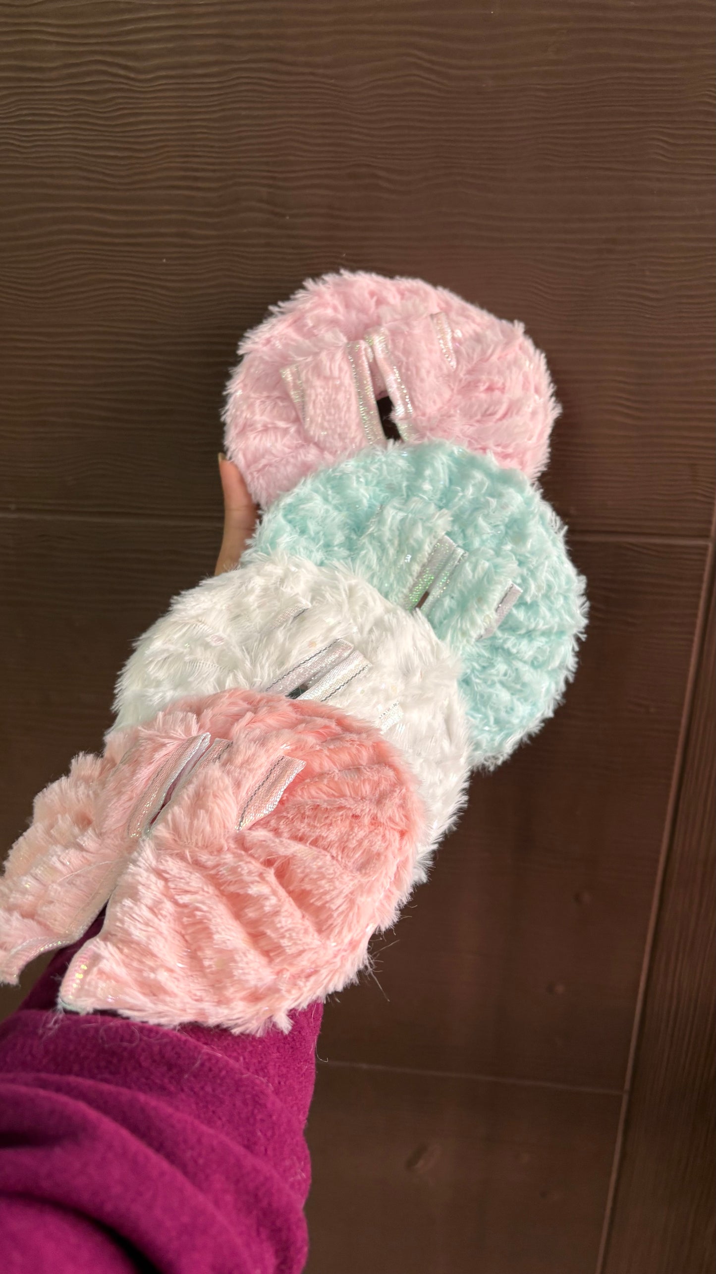 Shimmer Pastel Fur Frock for Ladoogopal Size 2