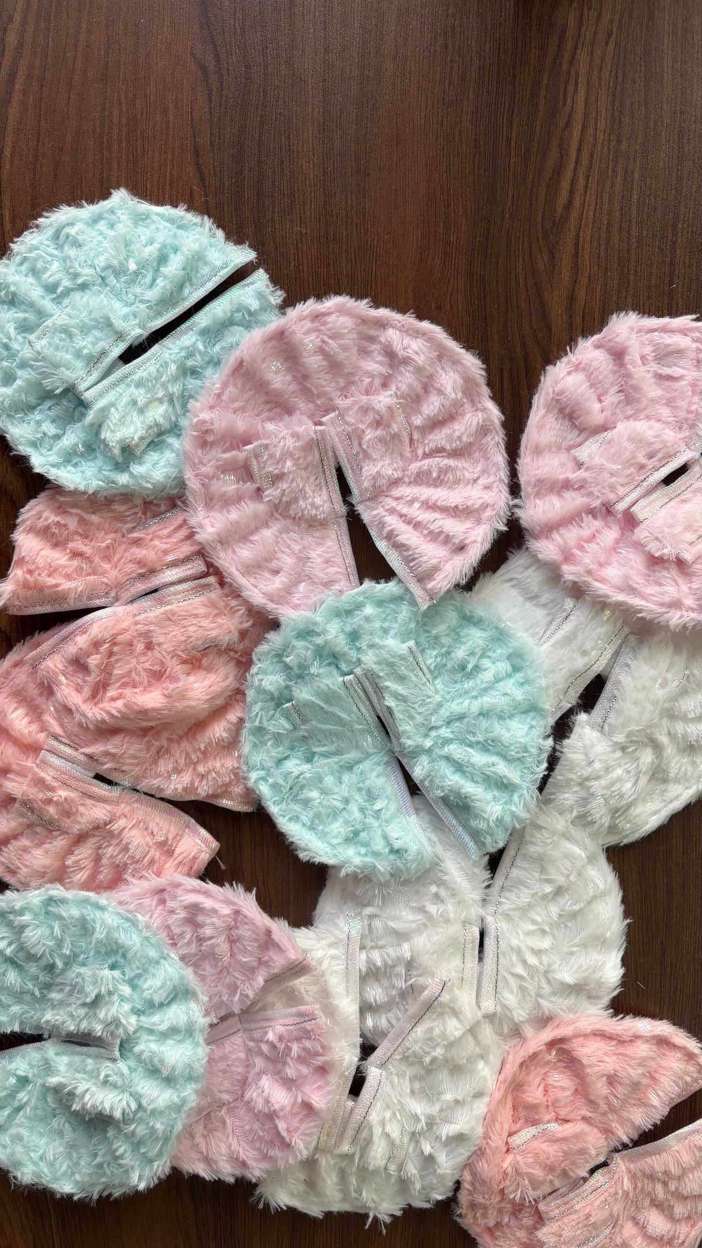 Shimmer Pastel Fur Frock for Ladoogopal Size 2