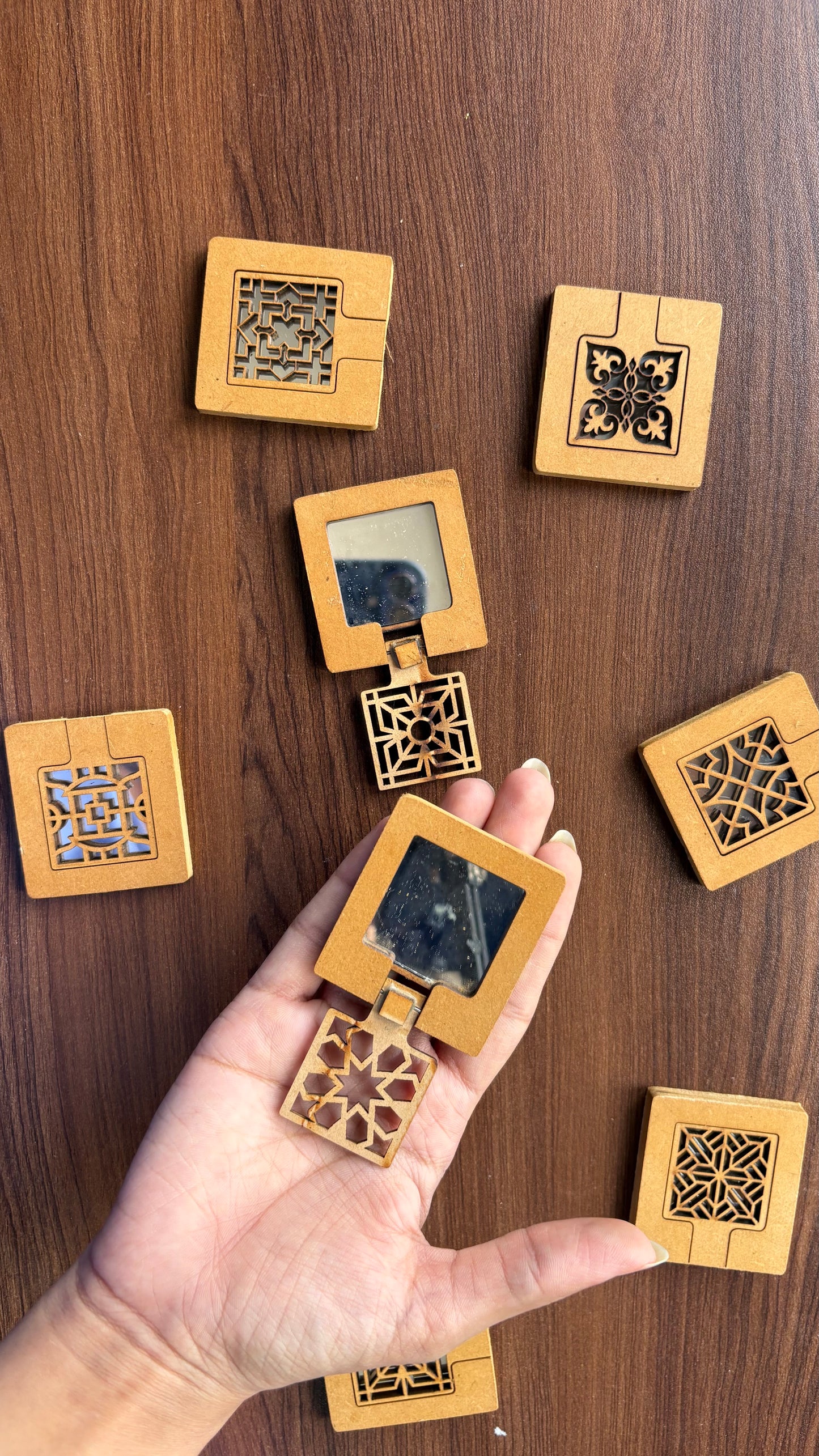 Wooden Mirror 1 piece