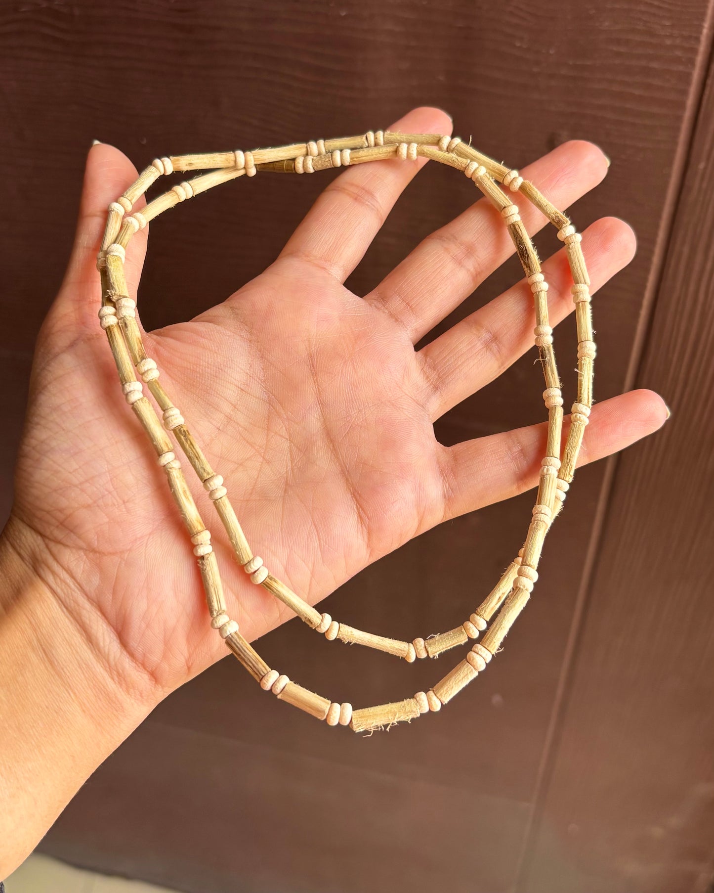 Kanthi Tulsi Mala (designer lamba dana) Double Round🪴 Code-SG
