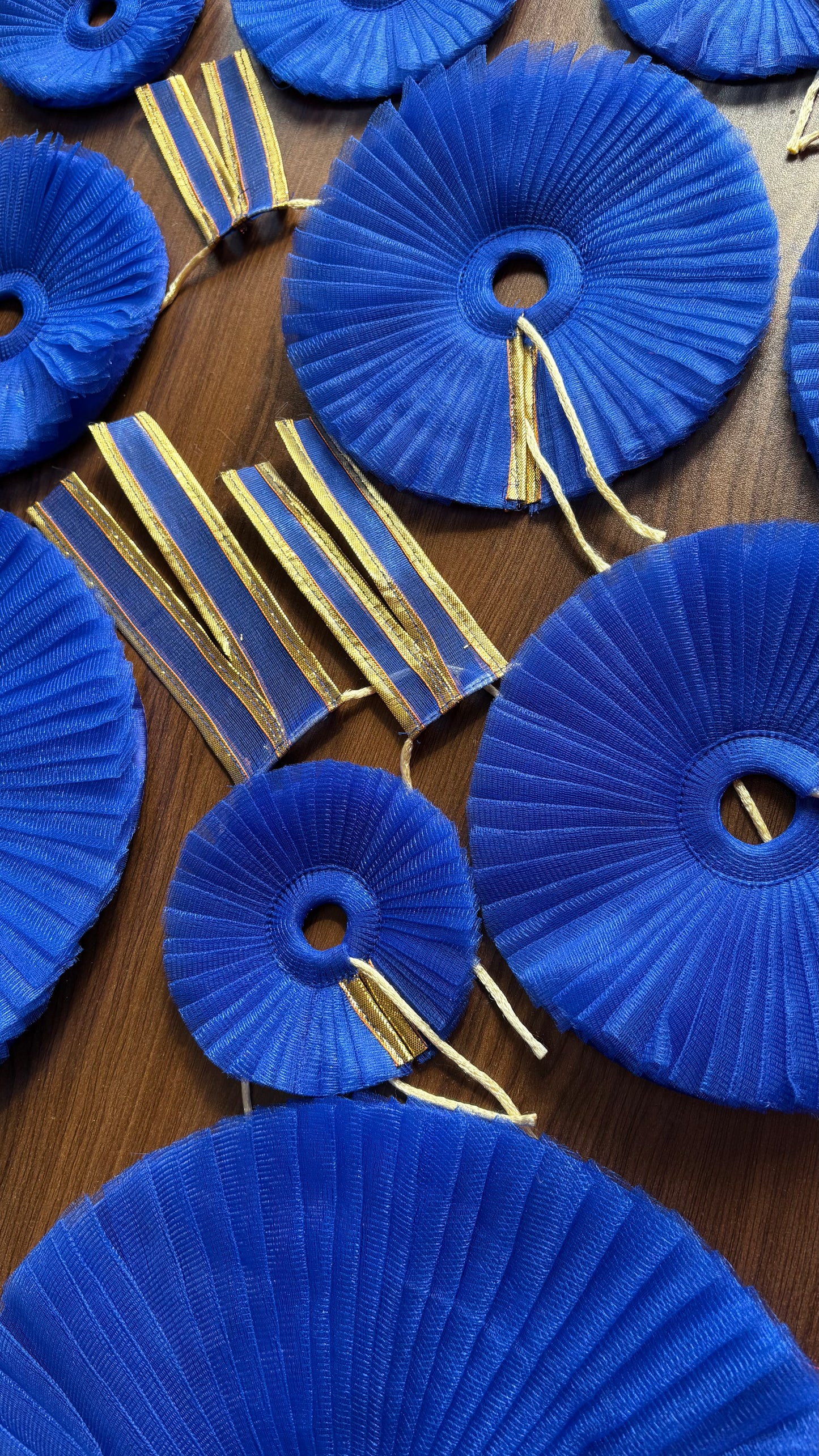 Royal Blue Frill Frock (Laddu gopal & Shree Radha Rani) 💙