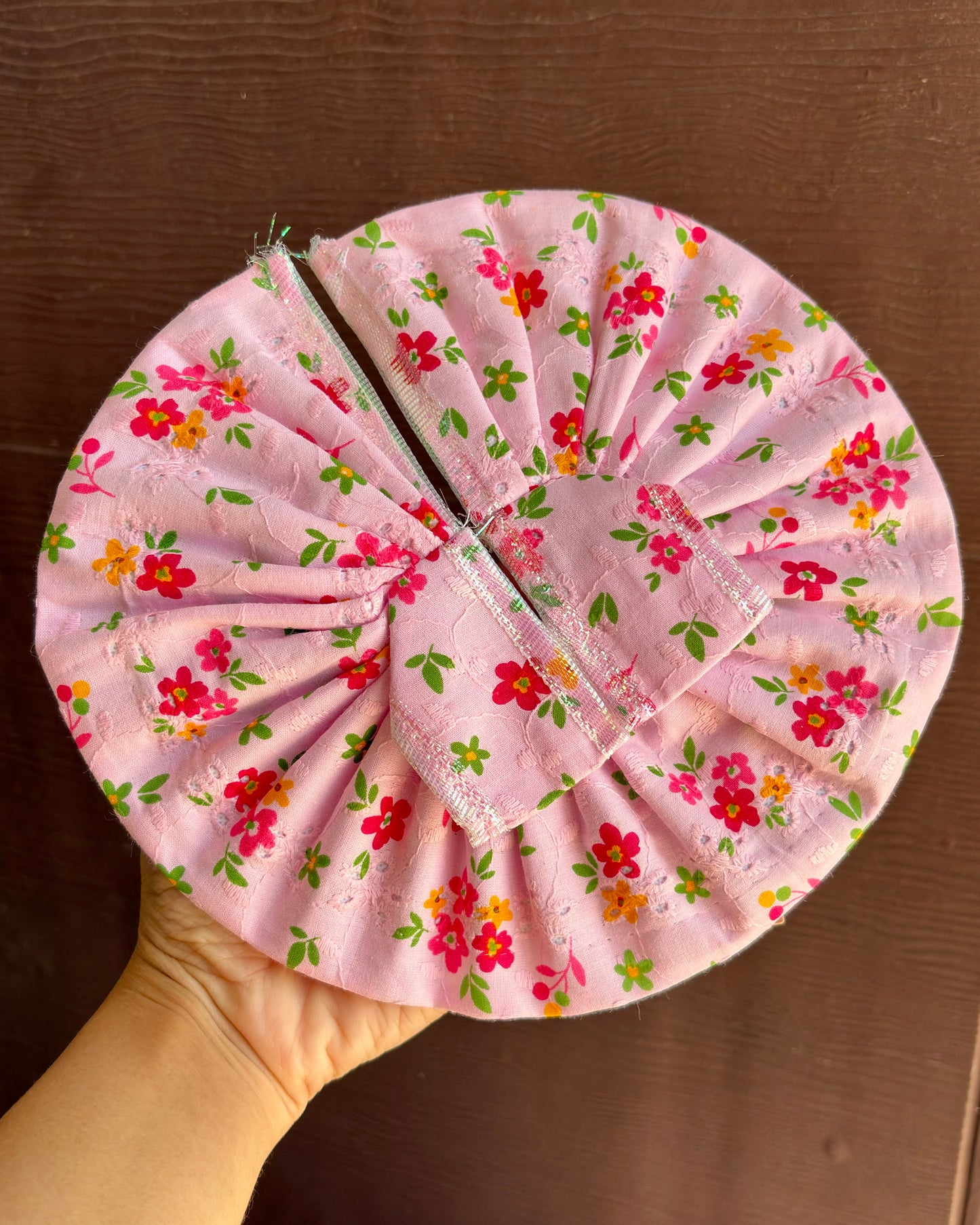 Soothing Pastel Floral Summer Frock (Washable)