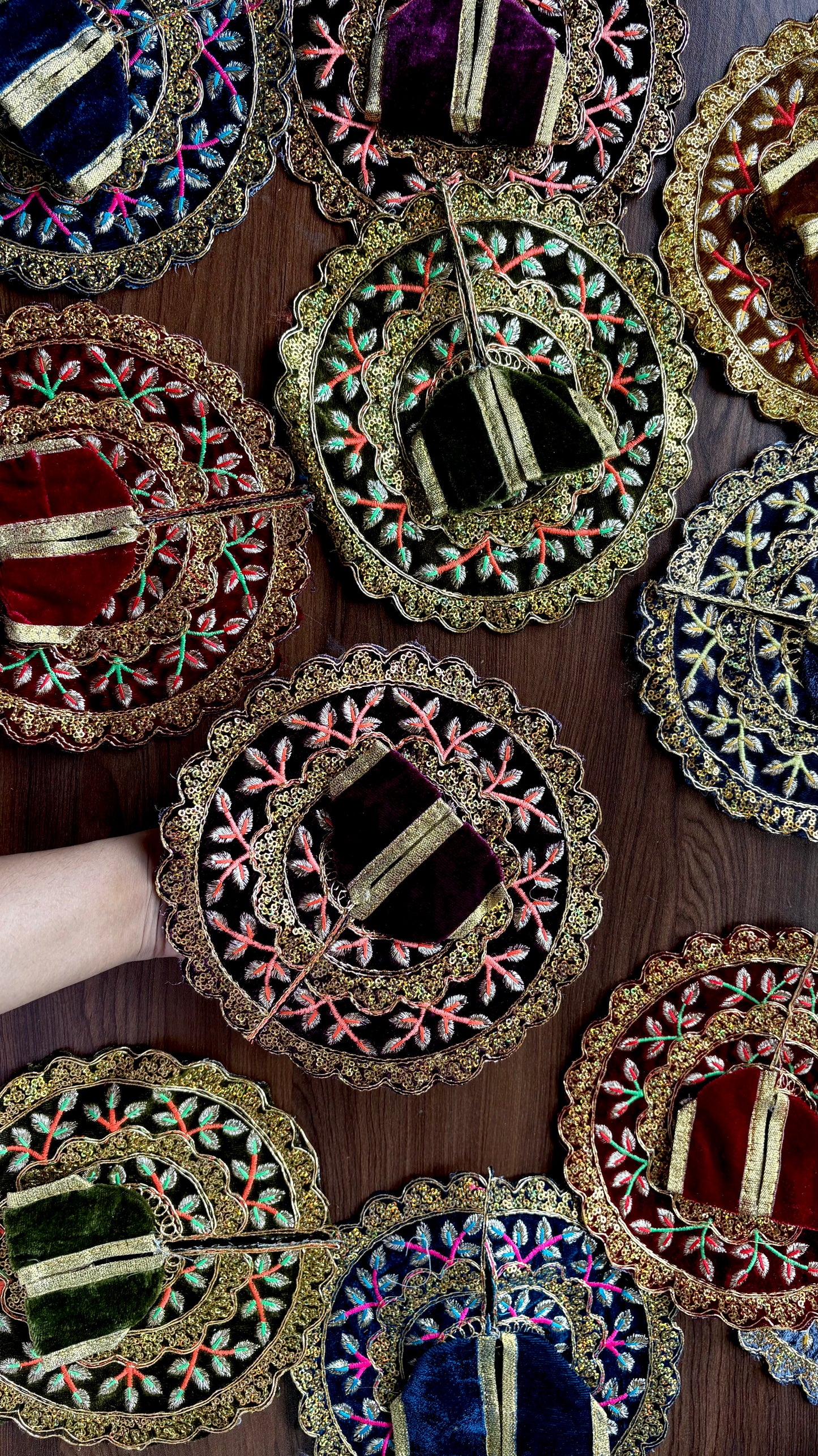 Velvet Embroidery Frock Size 6