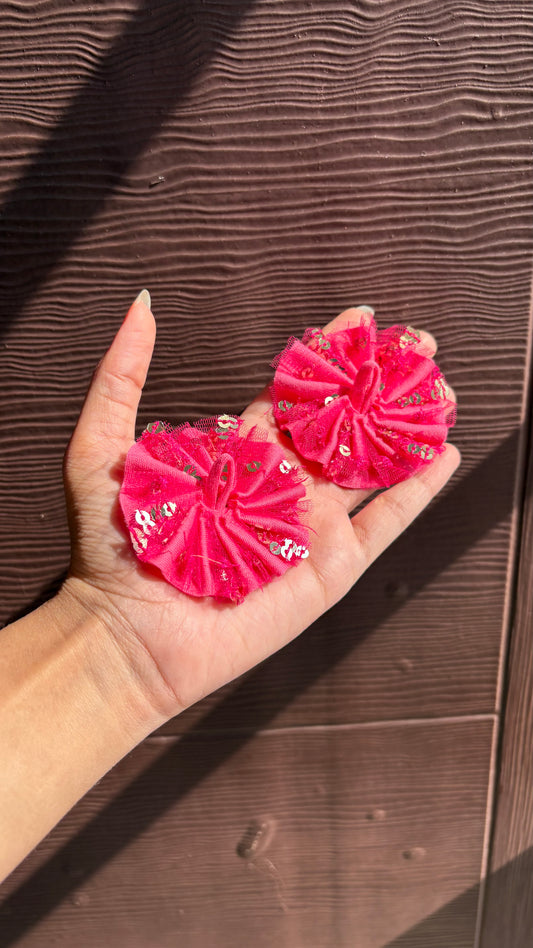 Gopu Frock Hot Pink Net