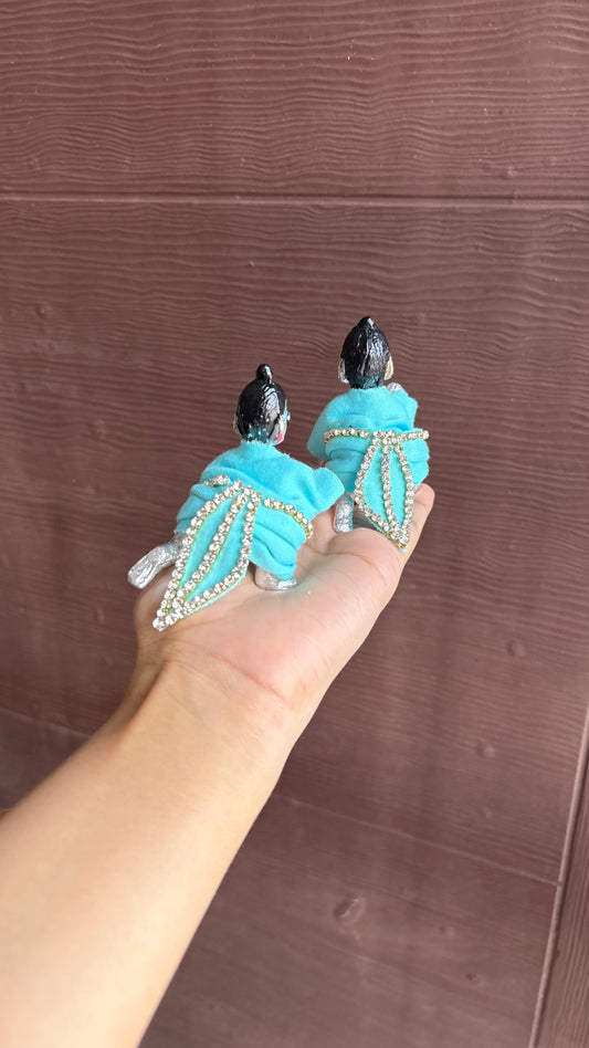 Braj Style Dress (Size 2 ) Sky Blue (Keshu Vishu Size)