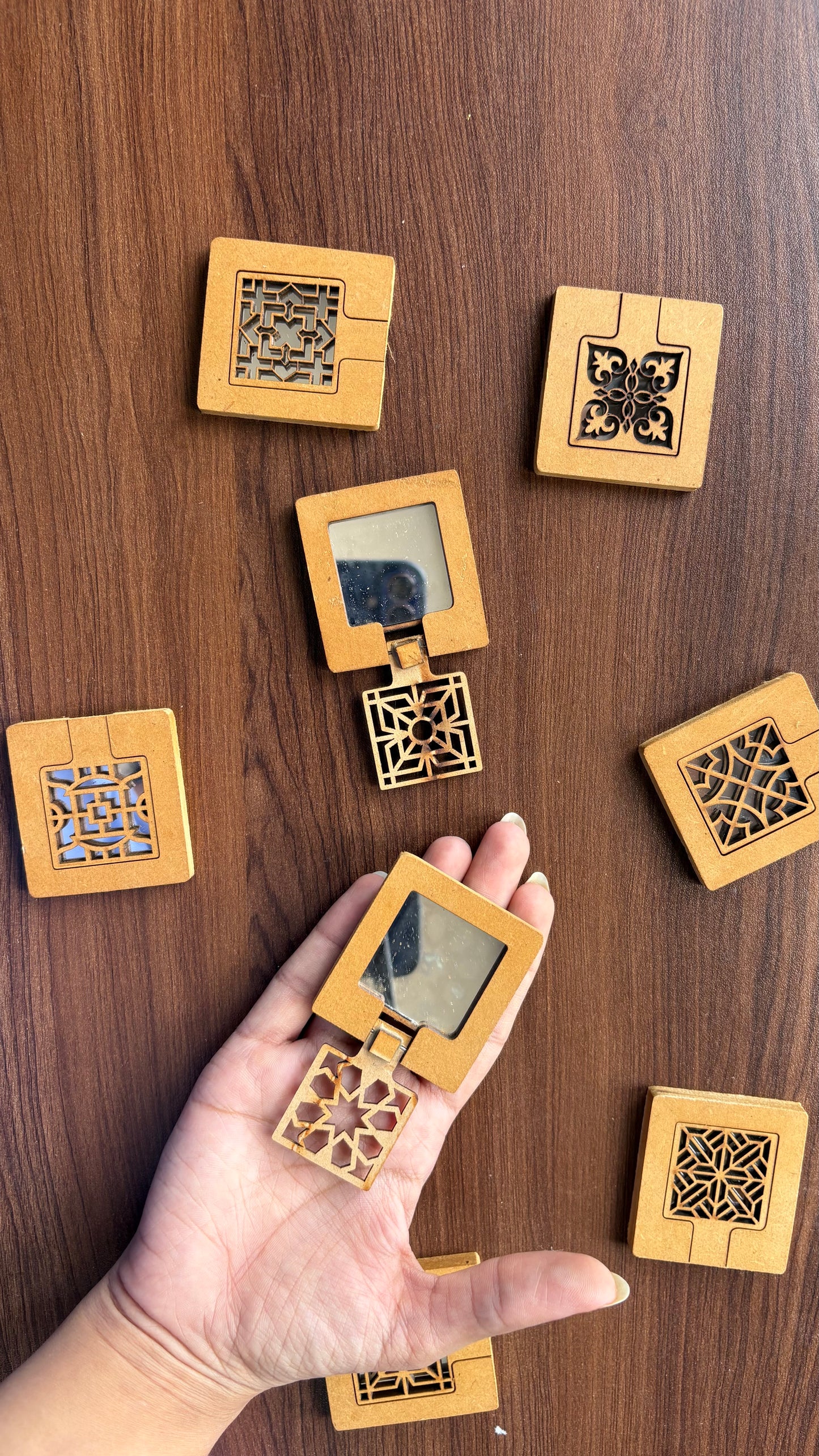 Wooden Mirror 1 piece