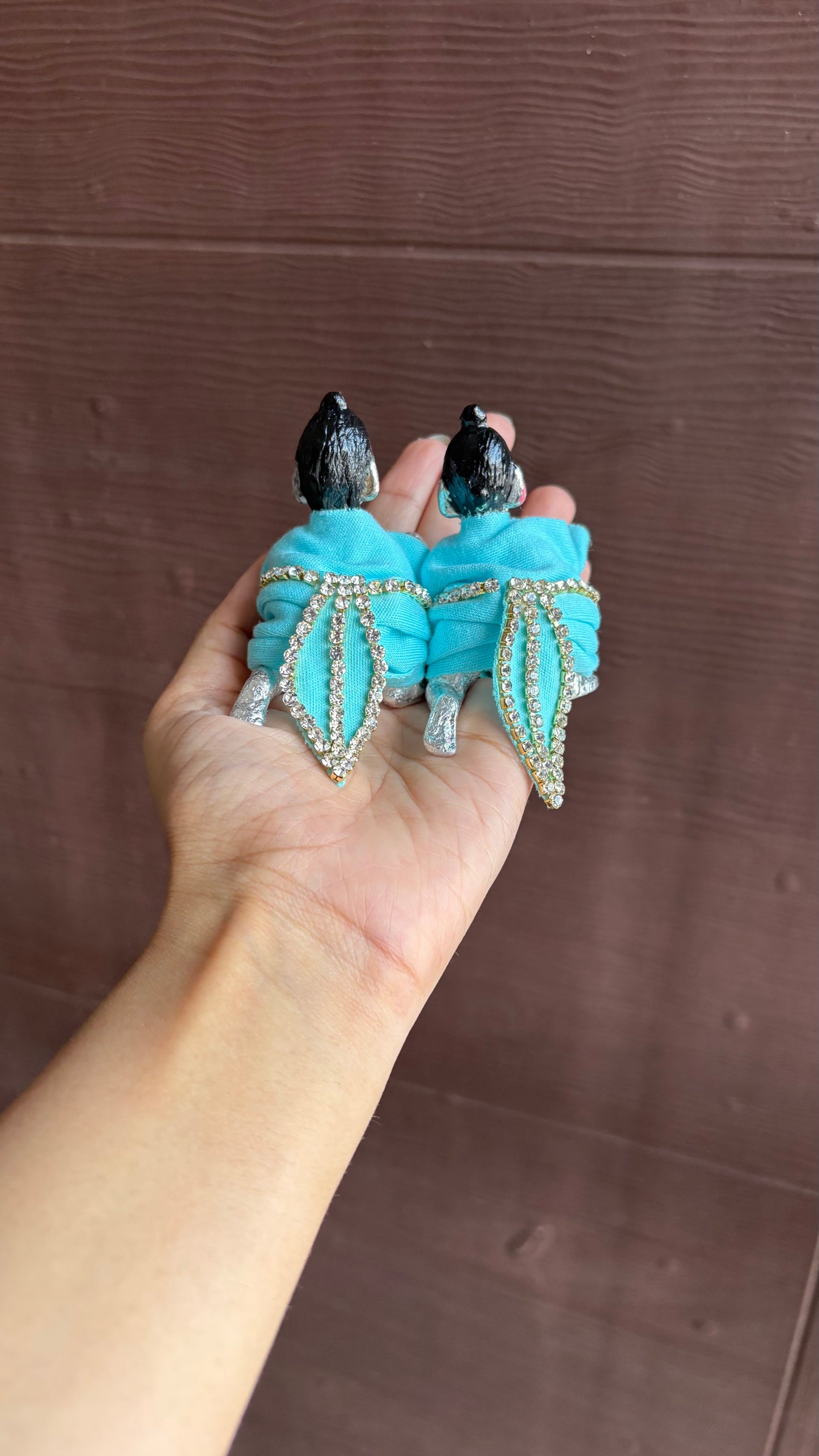 Braj Style Dress (Size 2 ) Sky Blue (Keshu Vishu Size)