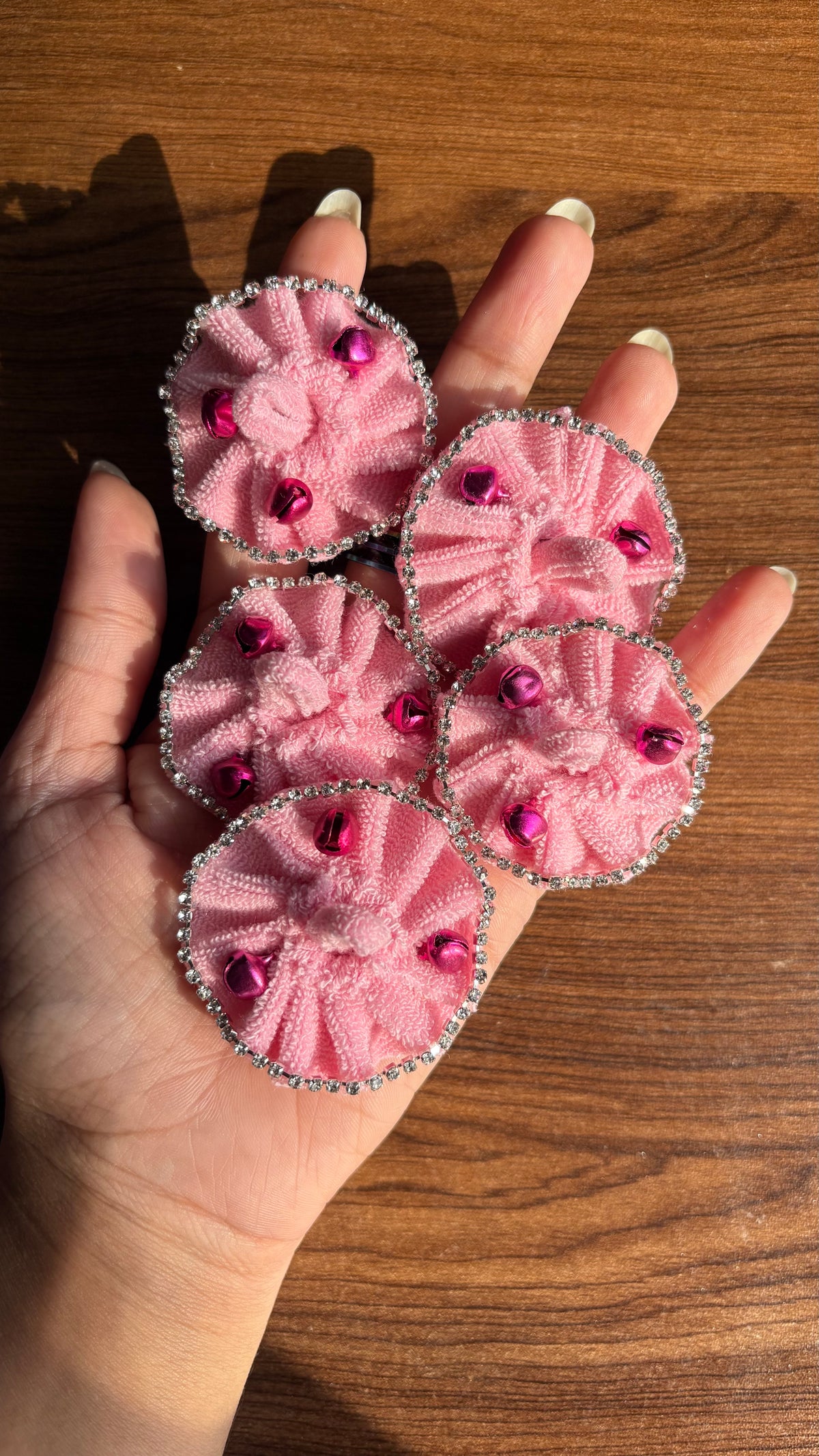 Gopu Pink Ghungroo Frock (Tiny Laddu Gopal)