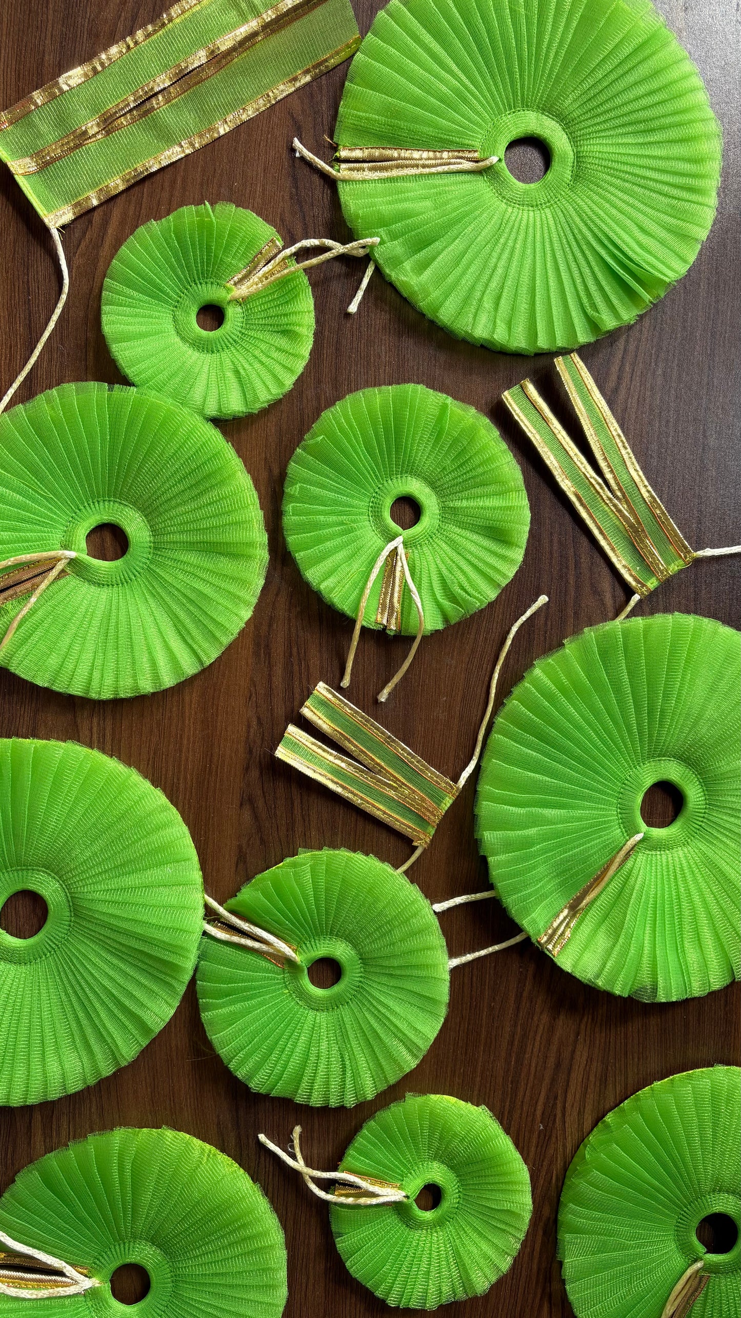 Forest Green frill Frock (Laddu gopal & Shree Radha Rani) 💚
