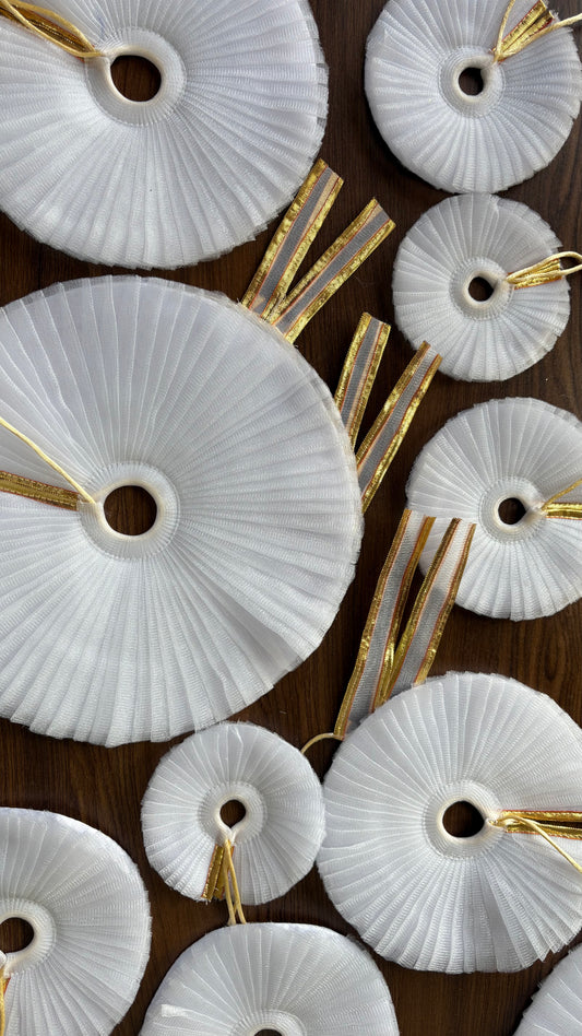 White frill Frock (Laddu gopal & Shree Radha Rani) 🤍