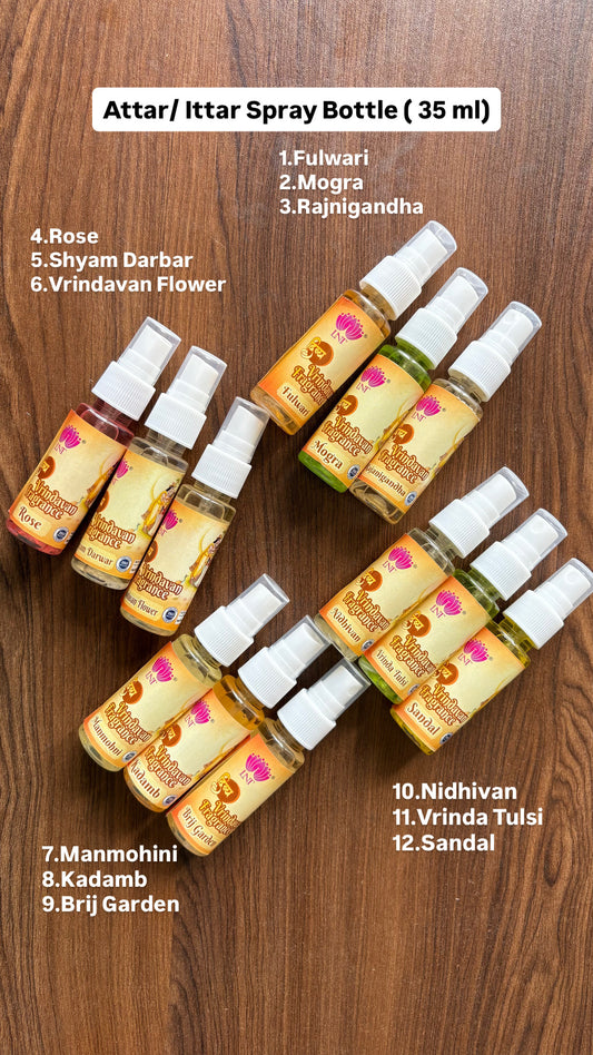 Vrindavan Fragrance Attar Spray Bottle for Laddu gopal ji 🌷